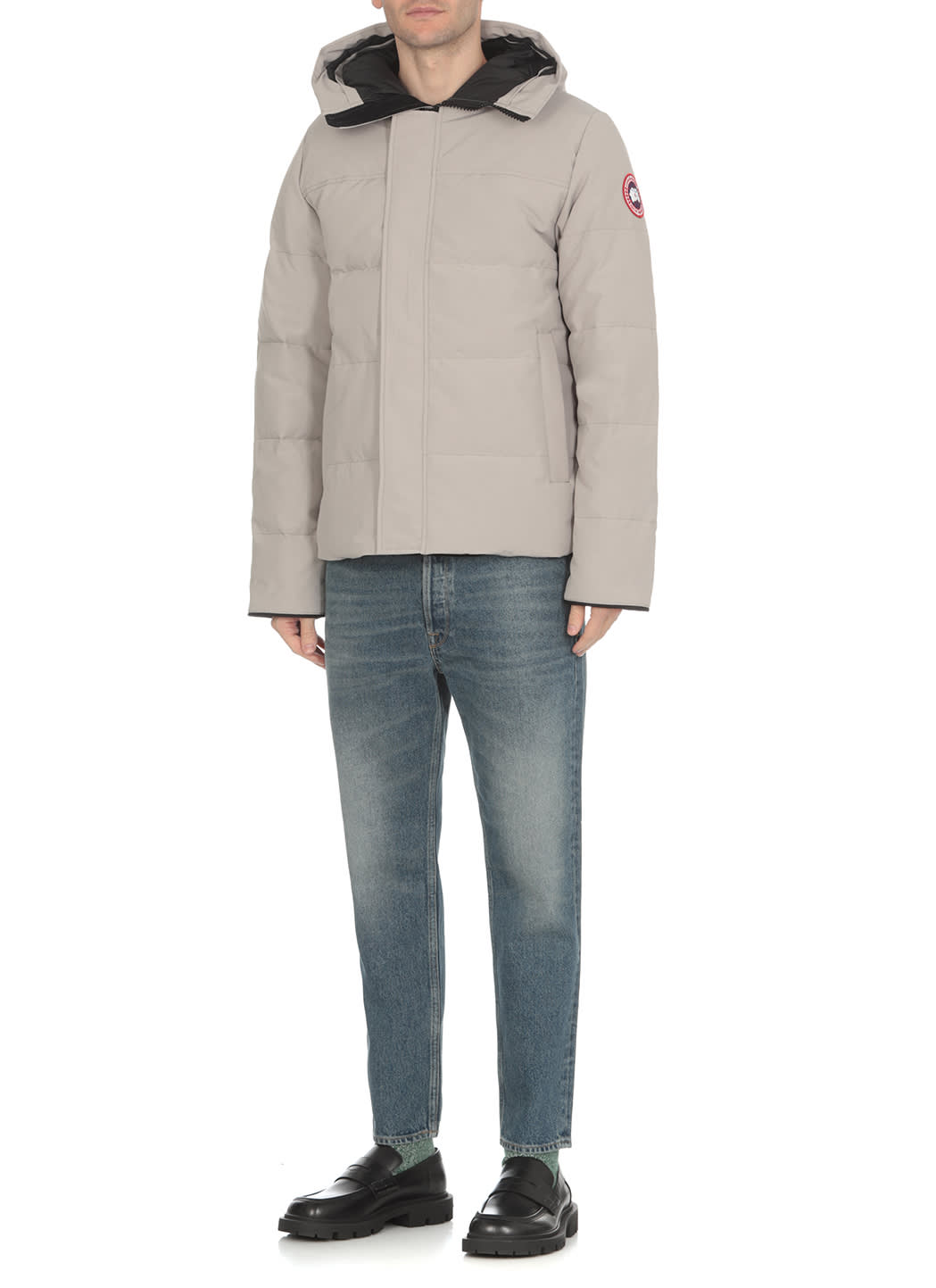 Canada Goose Limestone Macmillan Parka In Gray