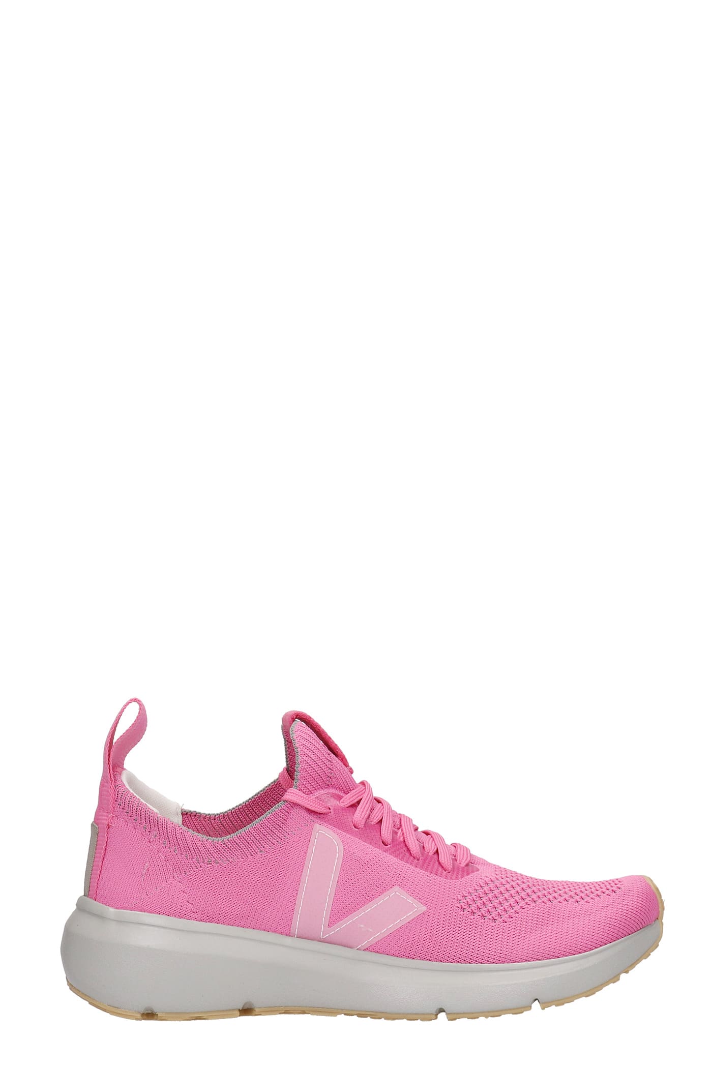Veja Sneakers In Rose-pink Synthetic Fibers