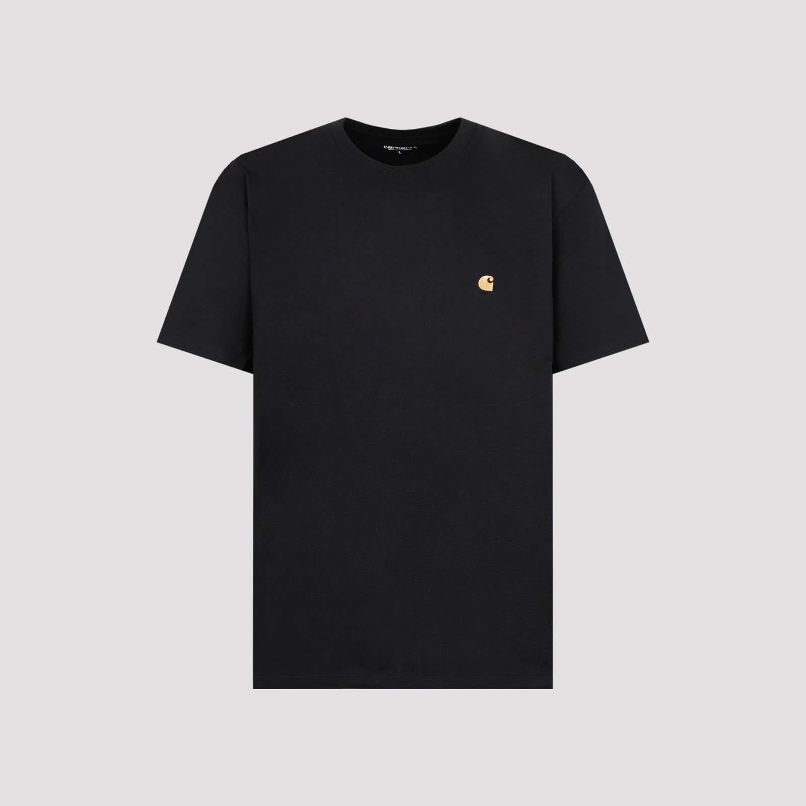 Carhartt Short Sleeve Chase T Shirt Dark Navy Gold In Multi