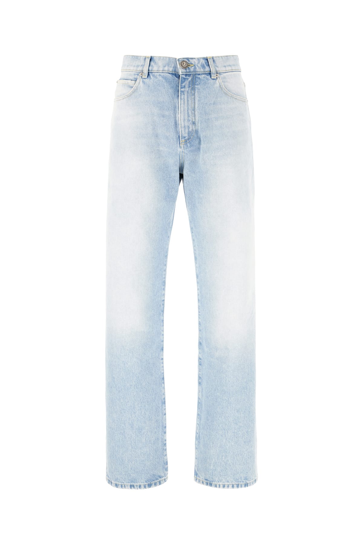 Balmain Denim Jeans In Blue Jeans