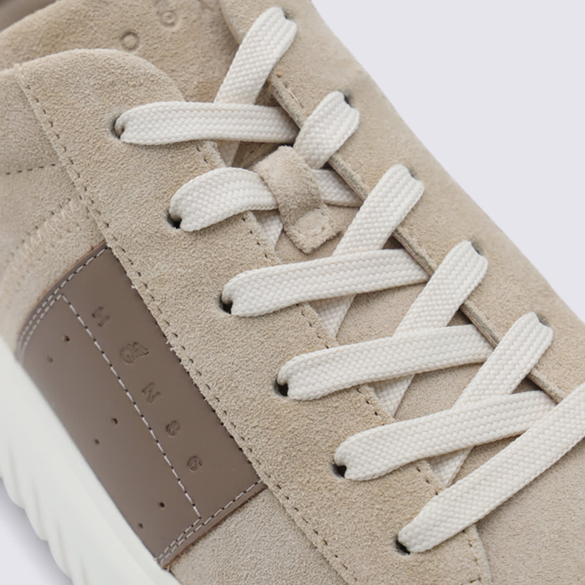 Hogan Low Top Sneakers Round Toe In Multi