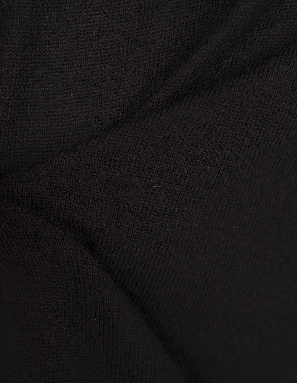 Shop Vince Black Hoodie In Wool And Cashmere