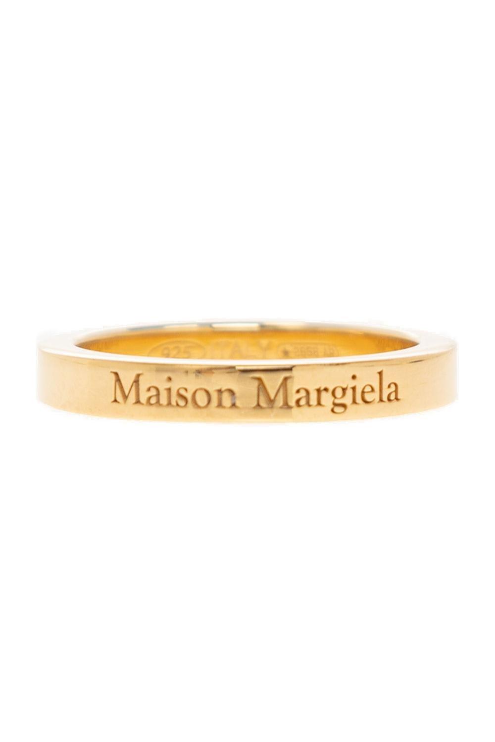 MAISON MARGIELA LOGO ENGRAVED RING