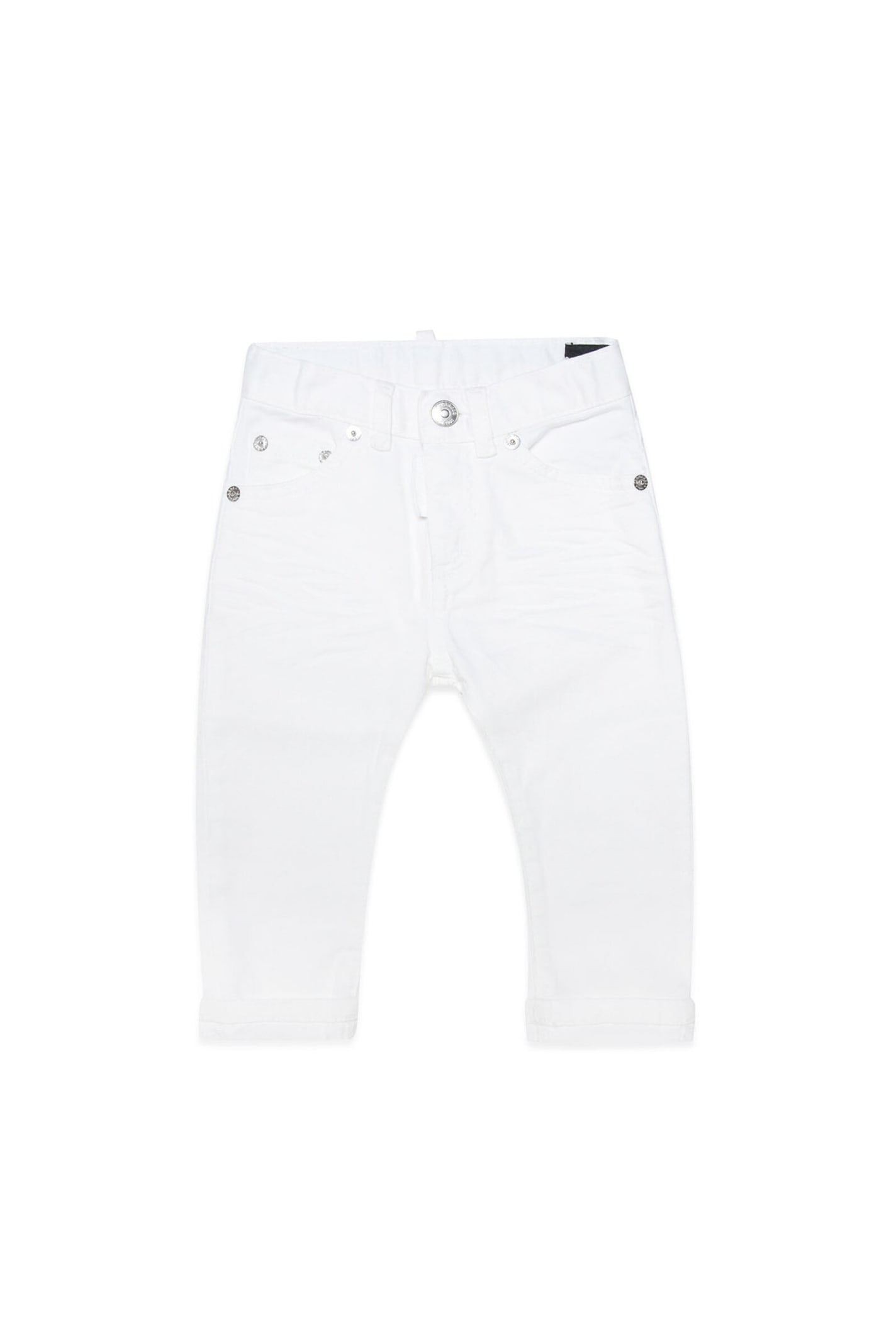 Dsquared2 D2p76bnab-eco Trousers Dsquared White Organic Cotton Jeans