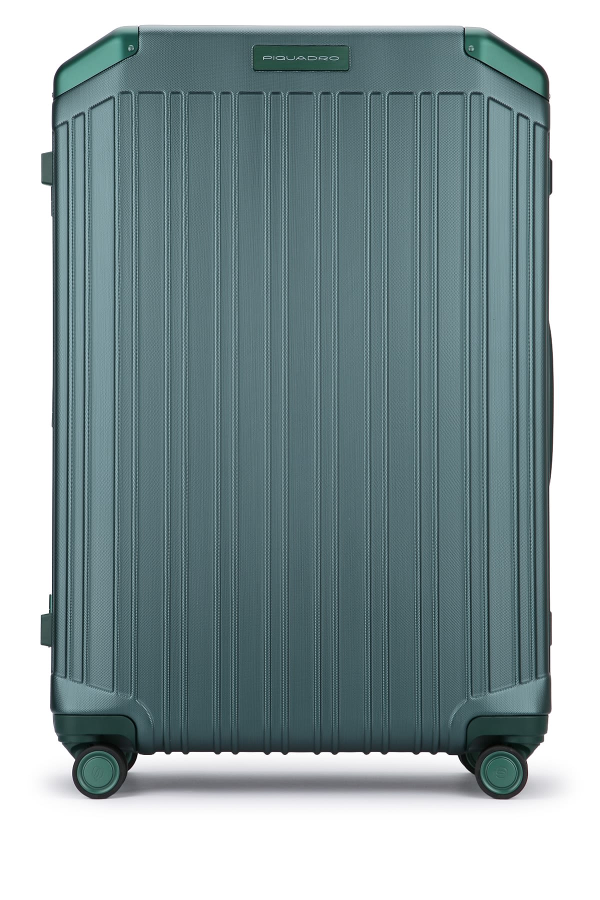 Piquadro Durable Travel Trolley Telescopic Handle In Green