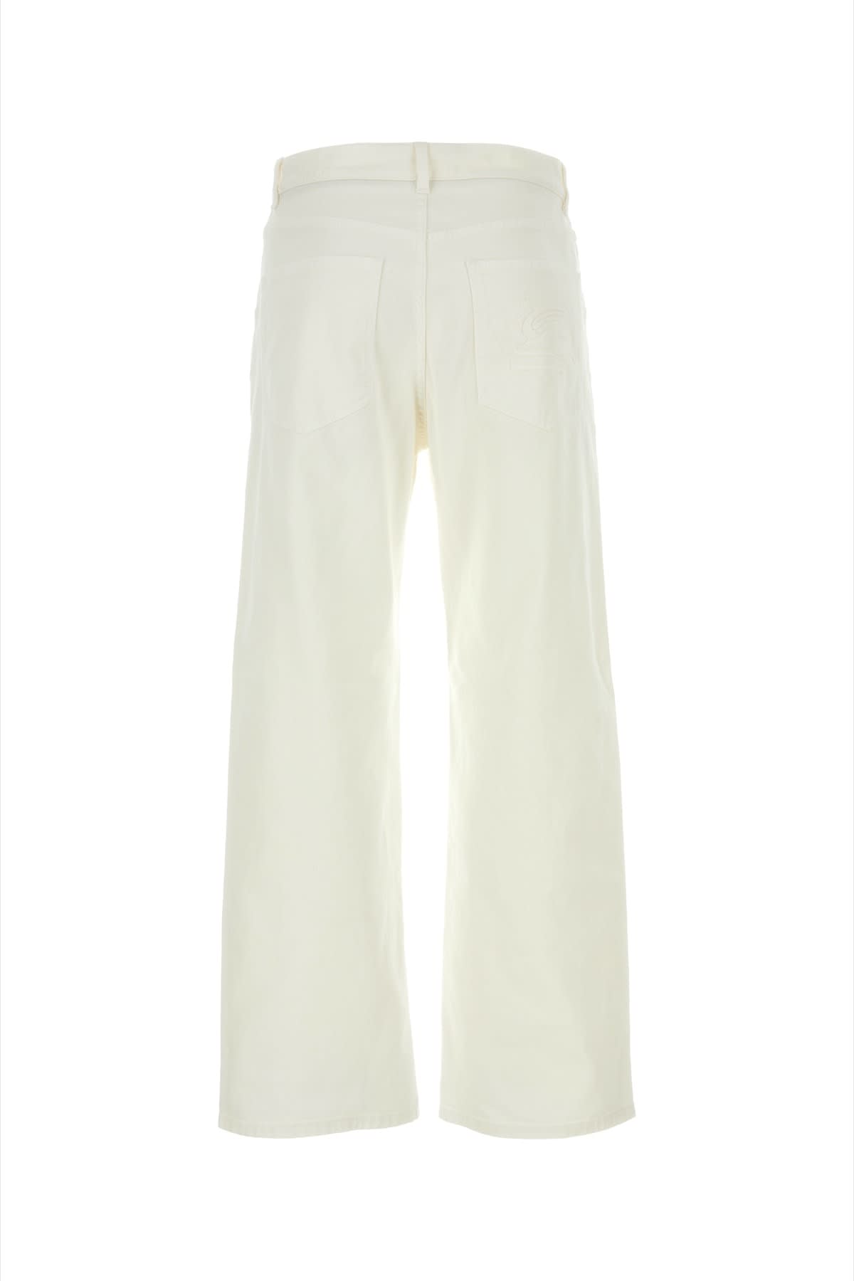 Shop Etro Jeans In White