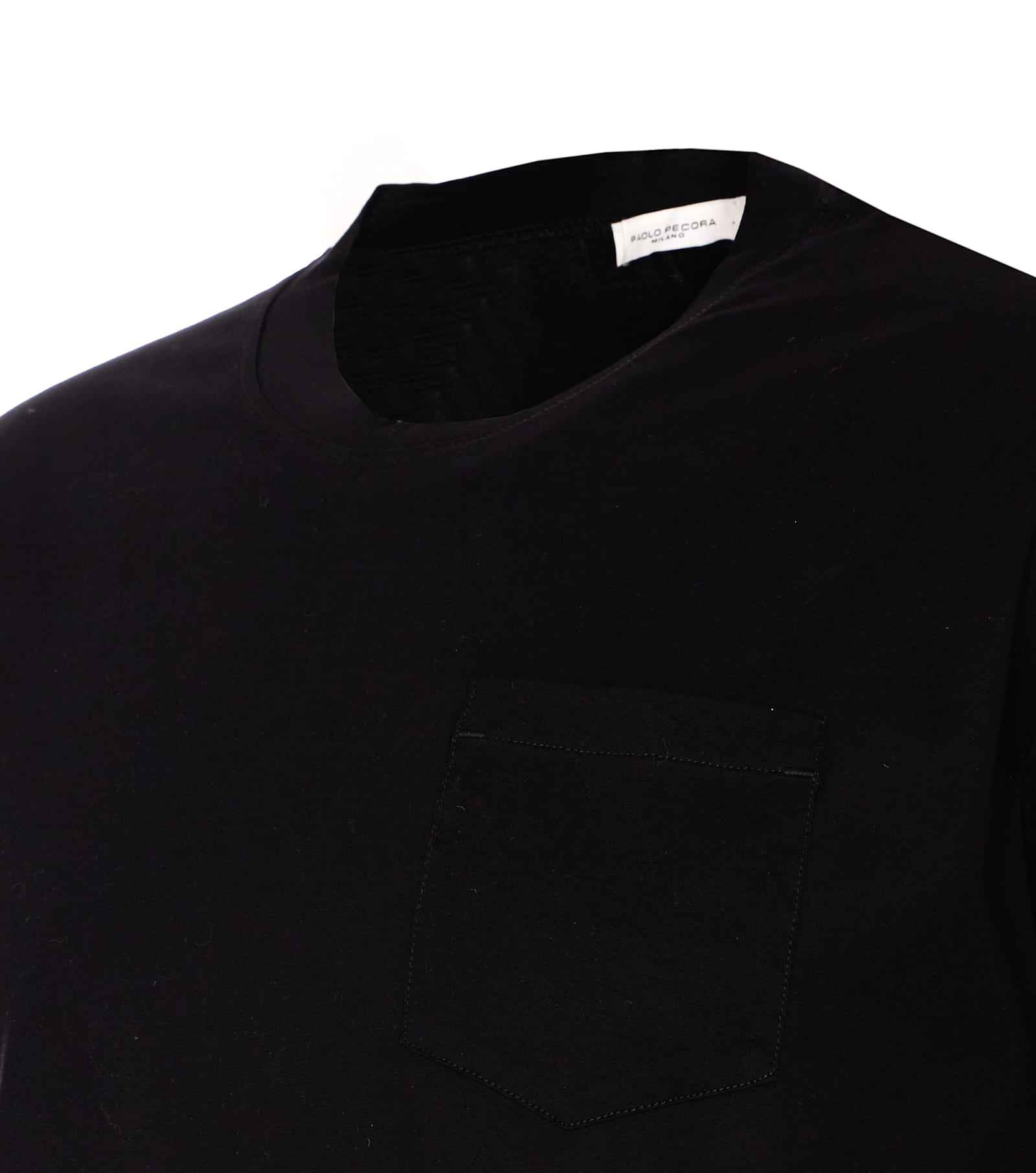Shop Paolo Pecora T-shirt In Black