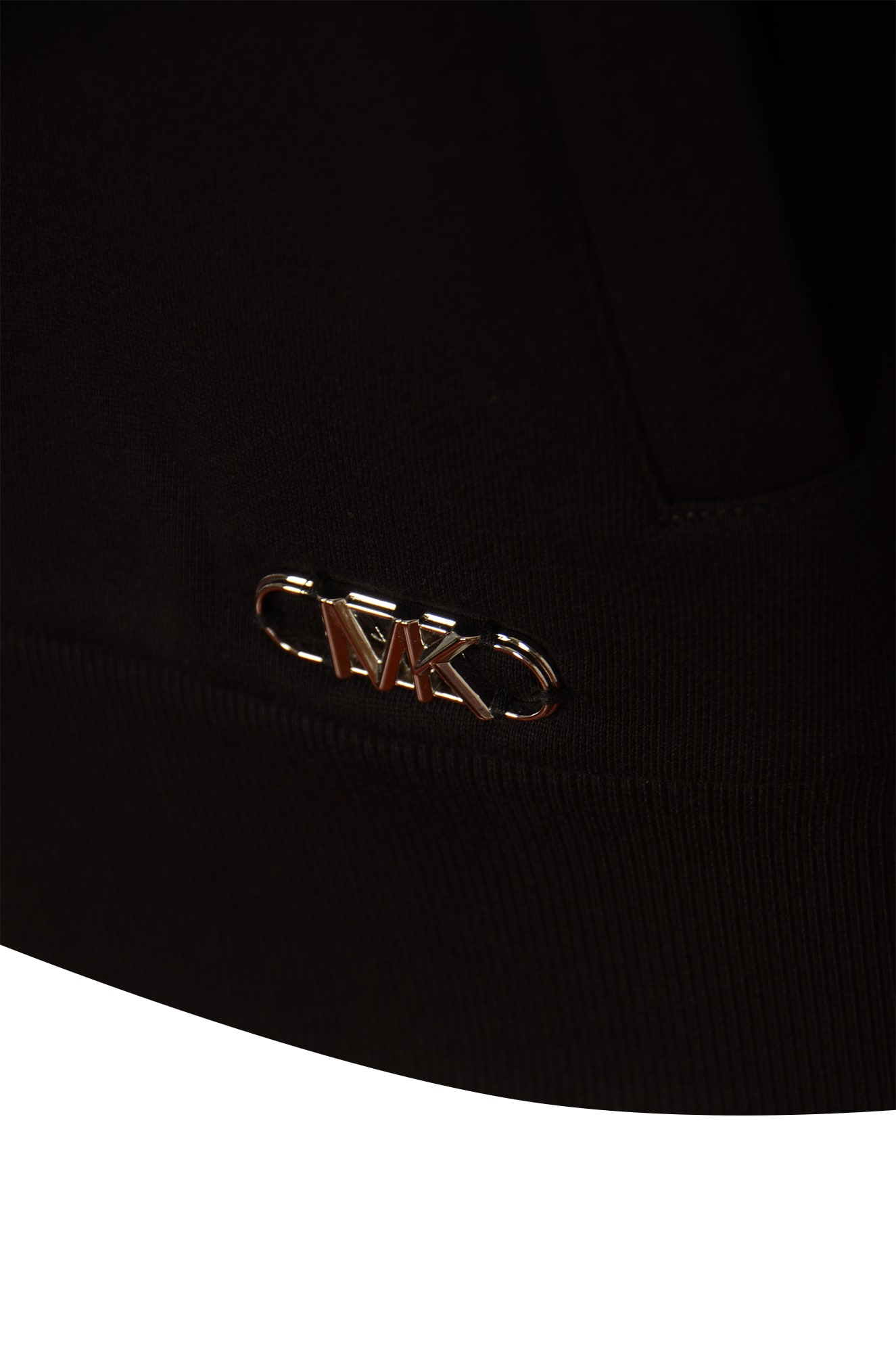 Shop Michael Kors Logo Applique Zipped Hoodie In Black