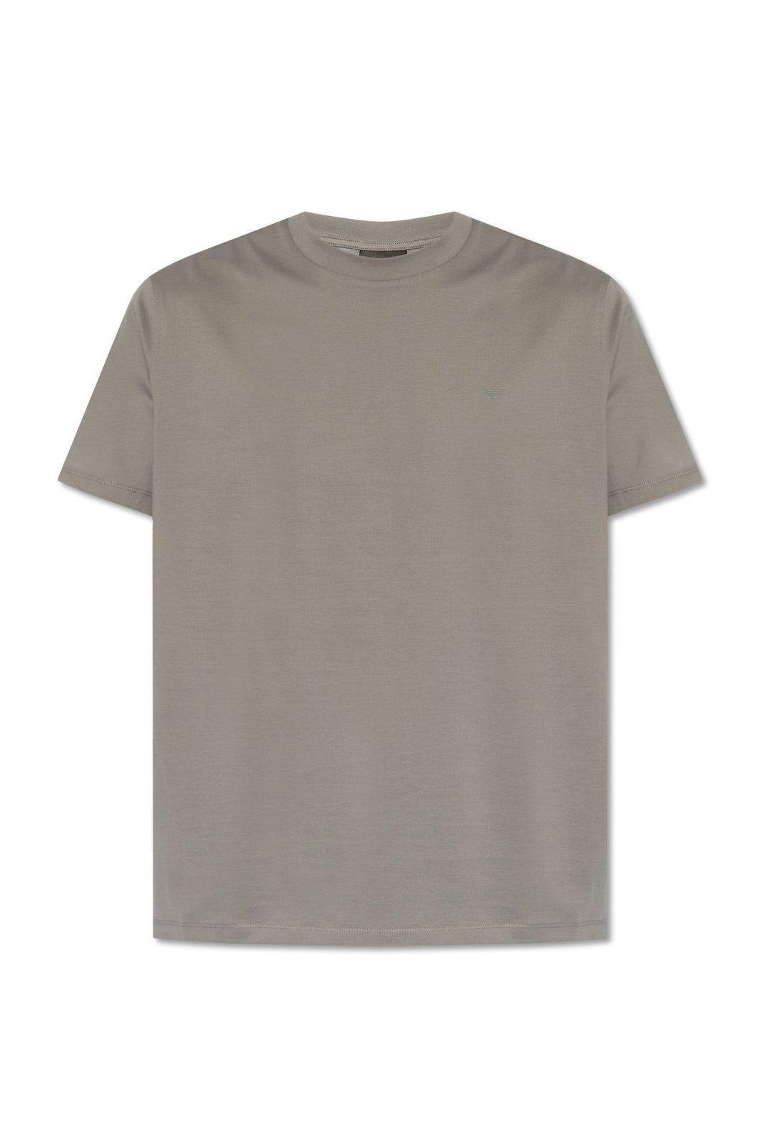 Emporio Armani T-shirt With Logo In Gray