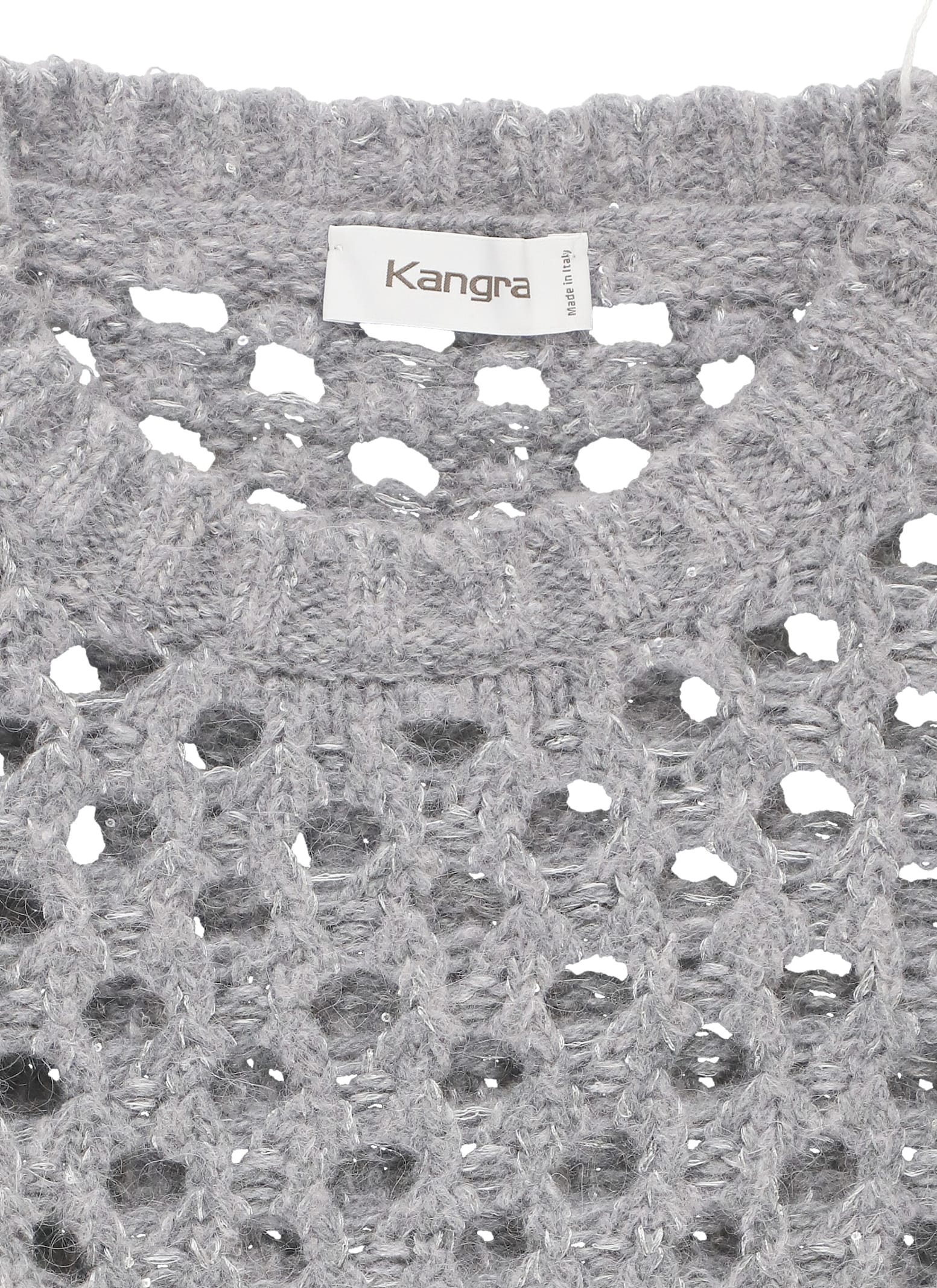 Shop Kangra Alpaca And Wool Sweater In Grey