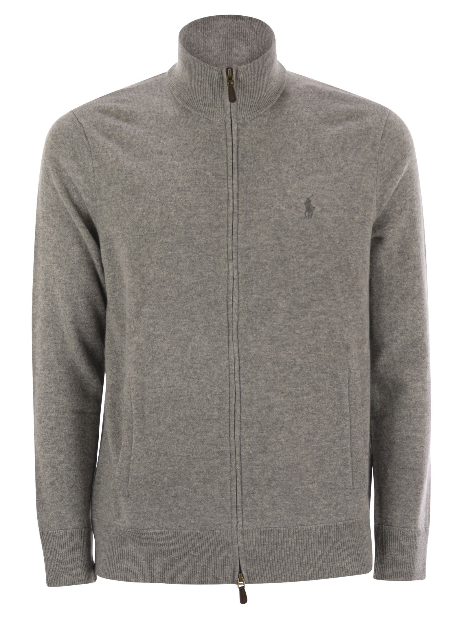 Wool Sweater With Zip