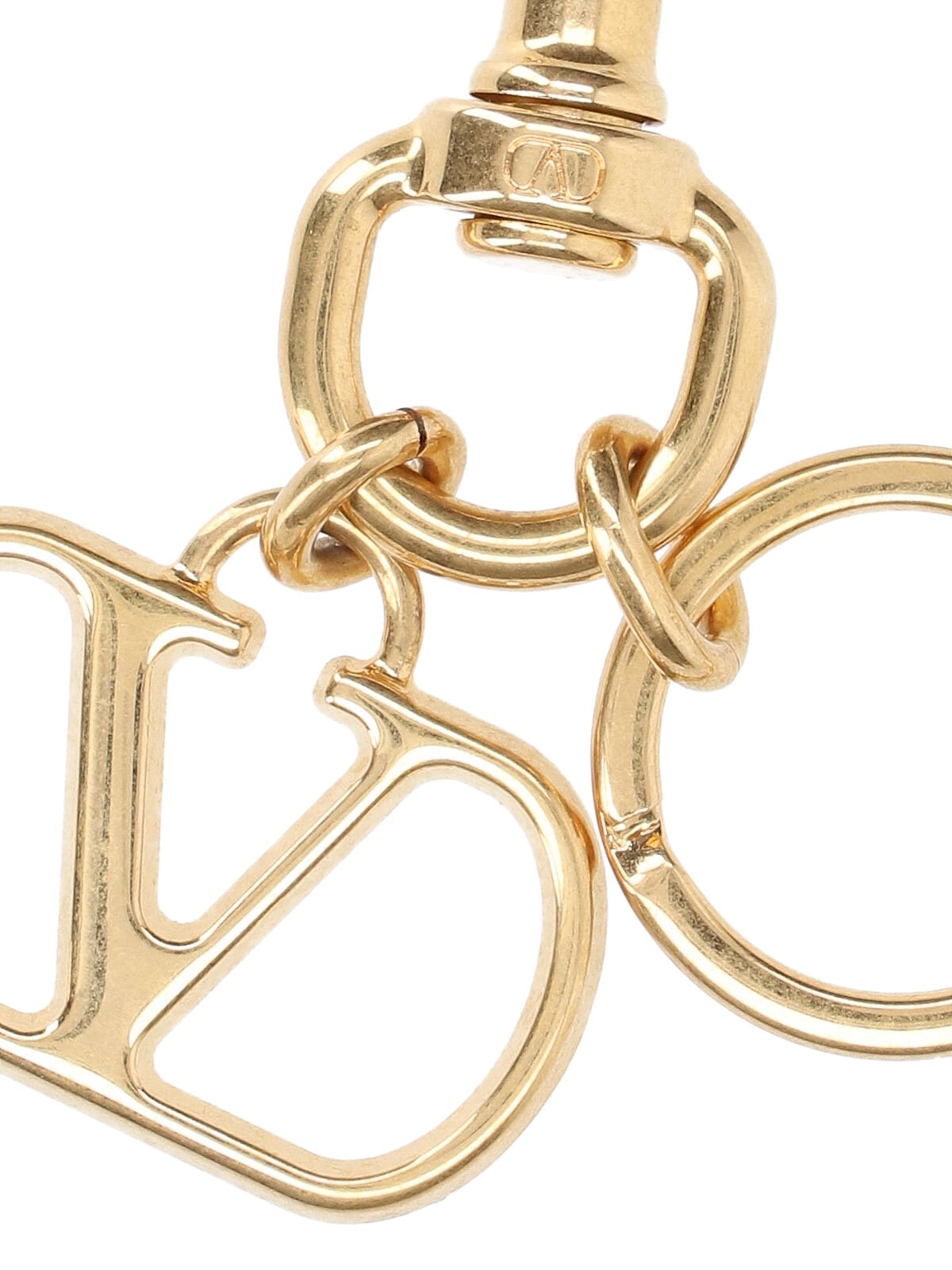 Valentino Gold-tone Finish Key Holder In Gold