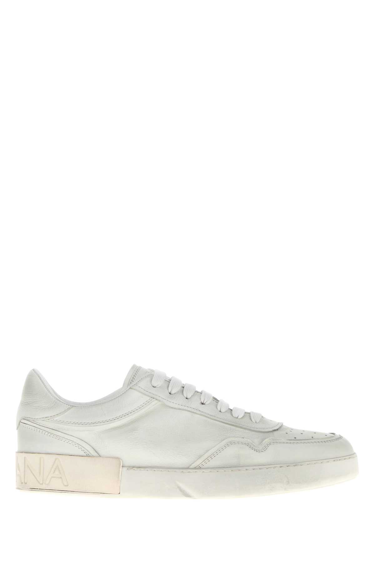 Dolce & Gabbana Portofino Sneakers In White