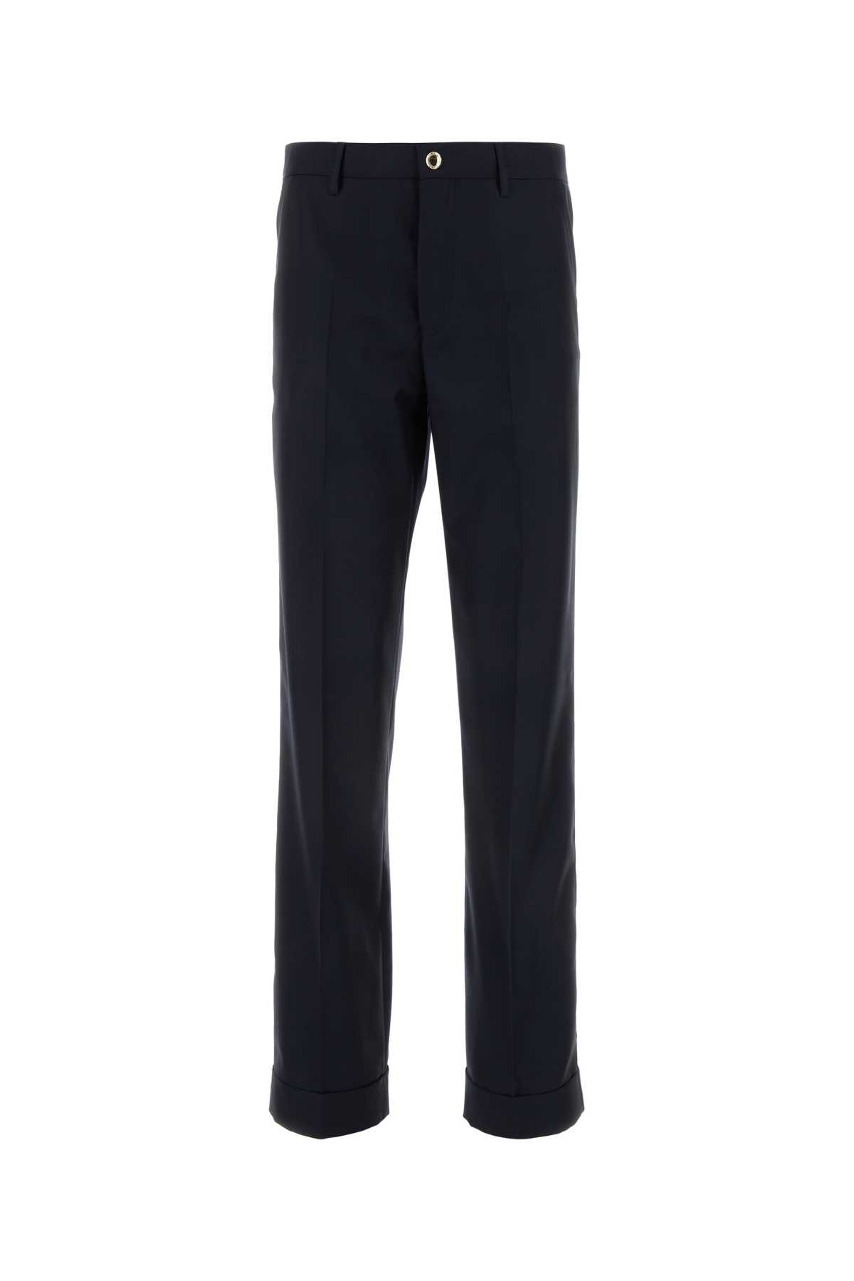 Shop Miu Miu Midnight Blue Batavia Pant In Bleu