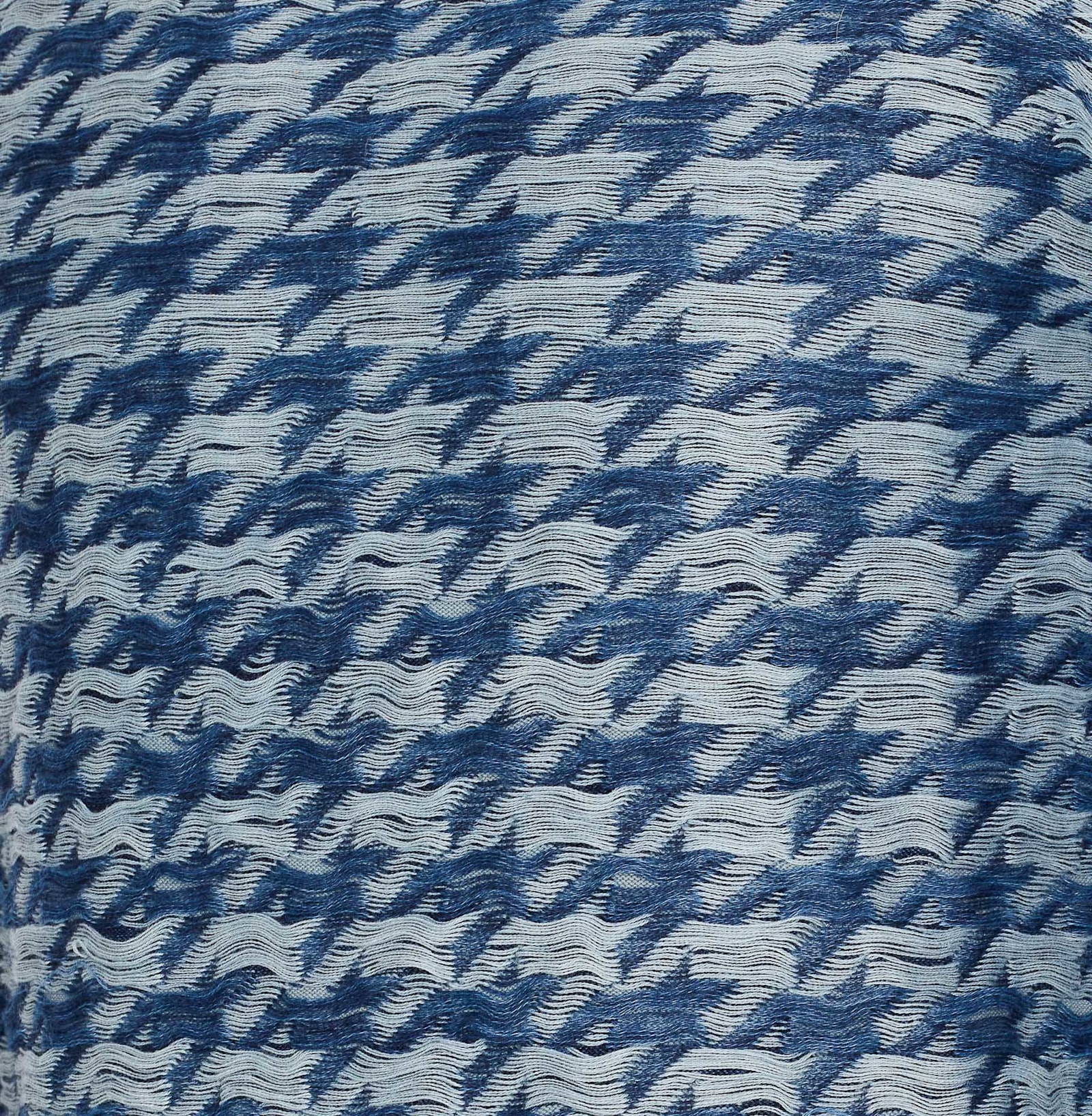 Diesel Crewneck Houndstooth Pattern Sweater In Multi