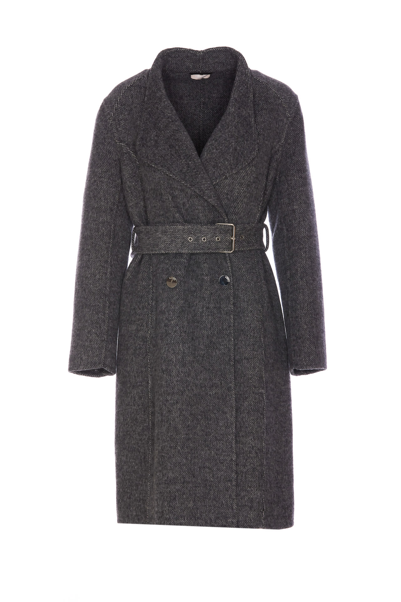 Shop Liu •jo Coat In Grey