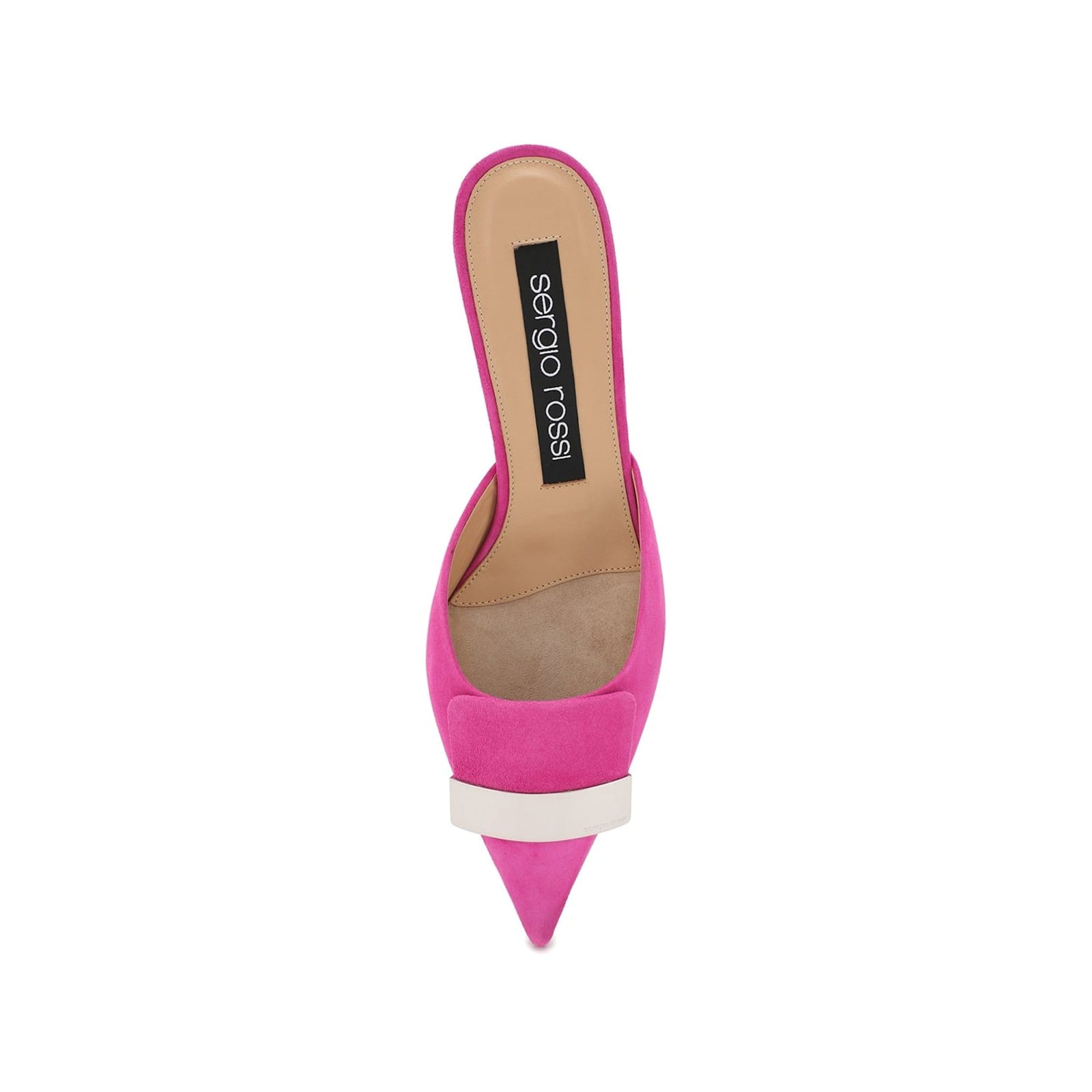 Sergio Rossi Leather Mules In Pink