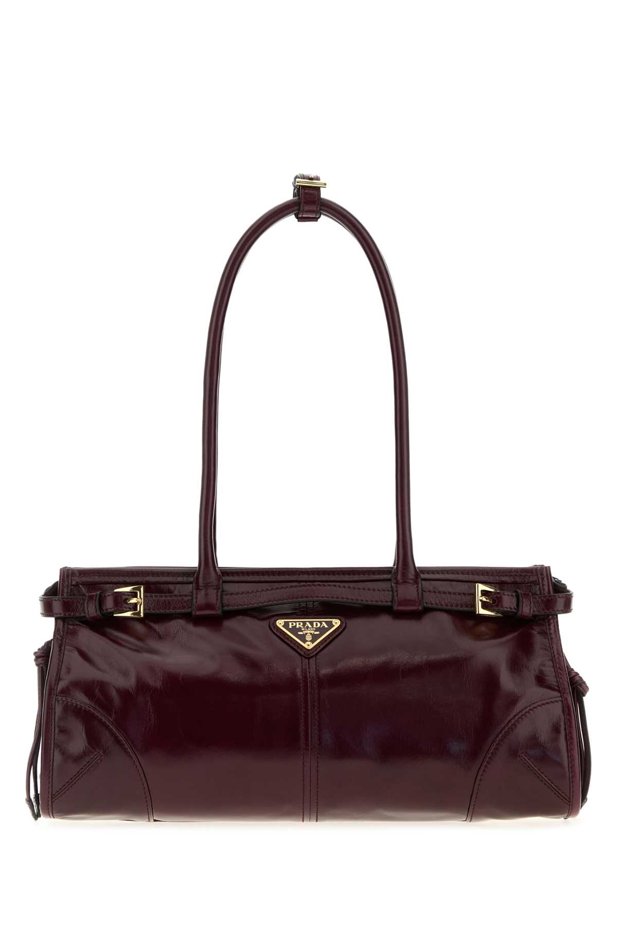 Grape Leather Shoulder Bag