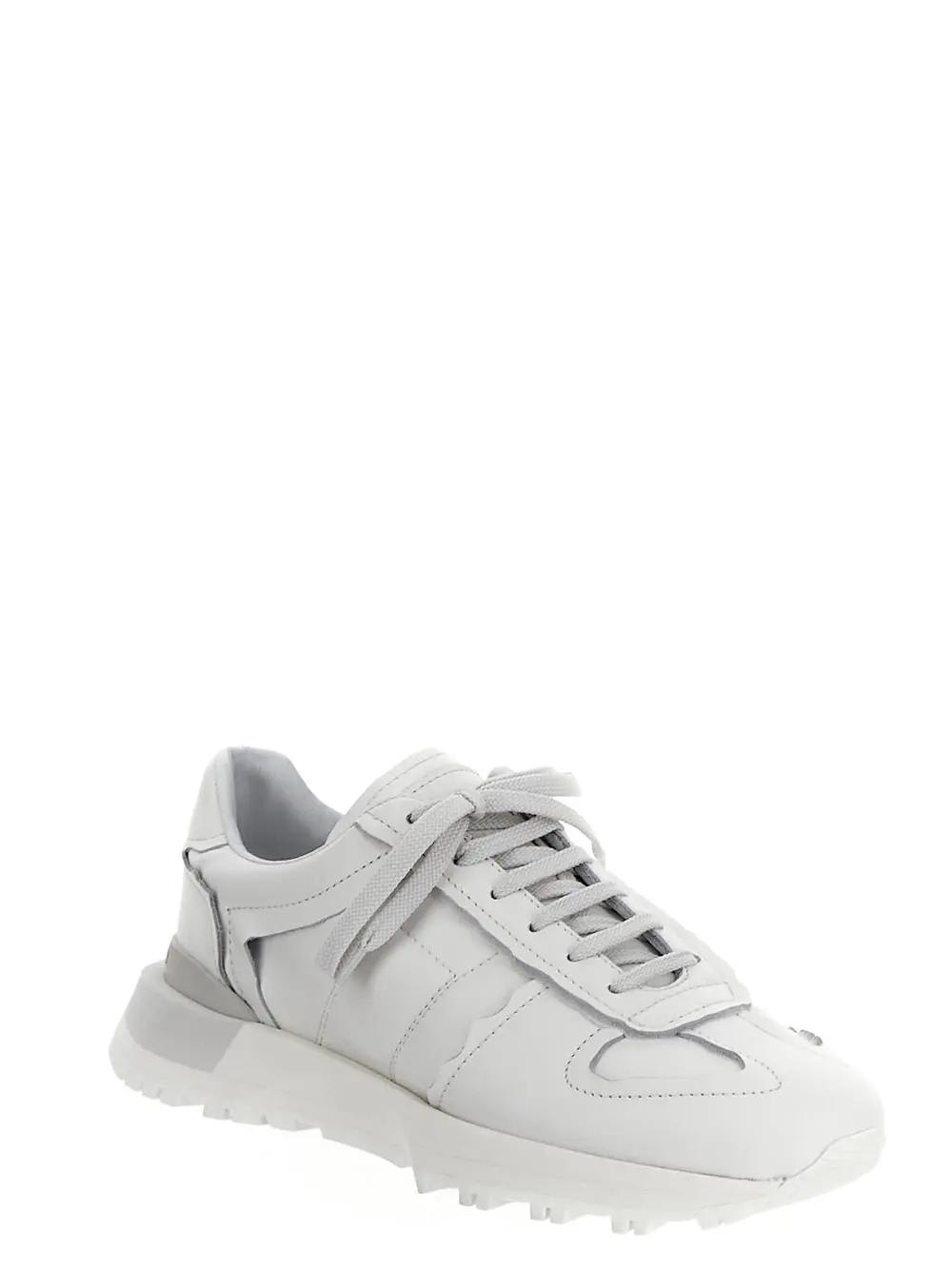 Shop Maison Margiela 50-50 Sneakers In White