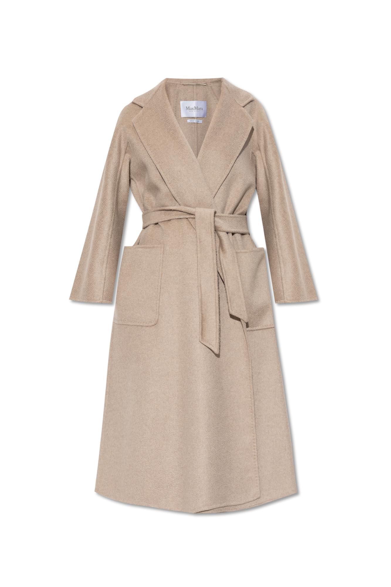 Shop Max Mara Ludmilla Coat In Neutrals