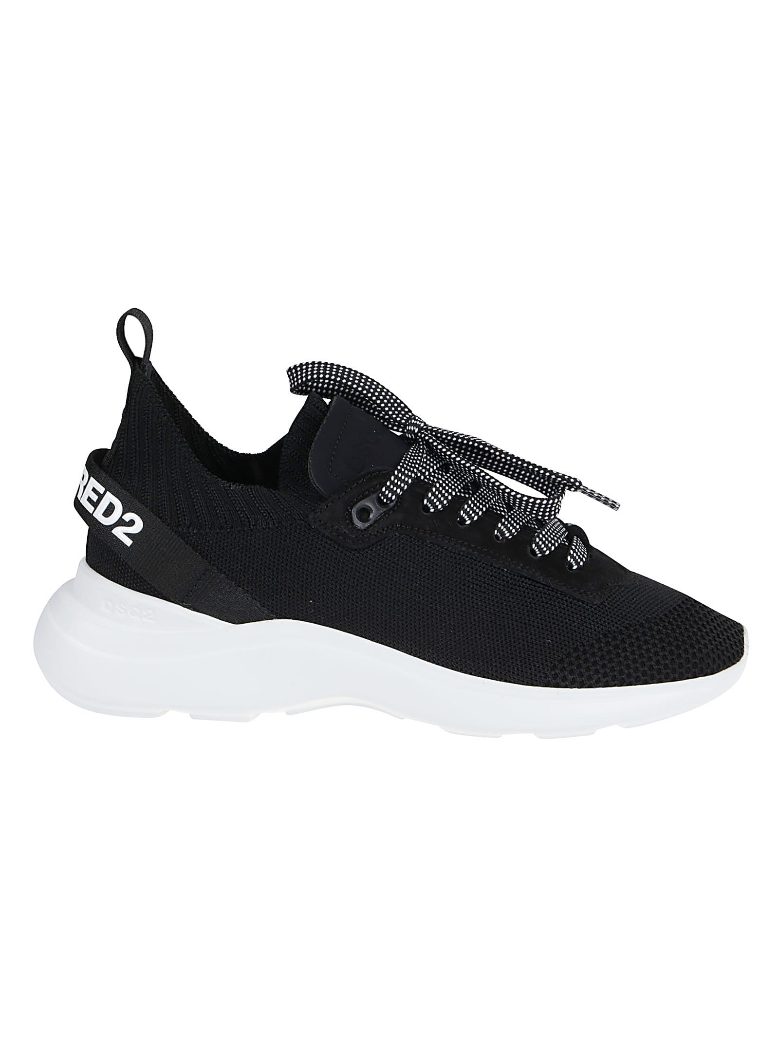 Shop Dsquared2 Fly Low Top Sneakers In Nero