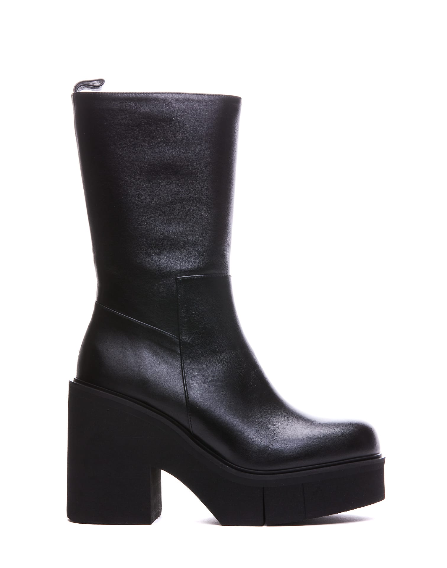 Paloma Barceló Woman Ankle Boots Black Size 9.5 Soft Leather In Black