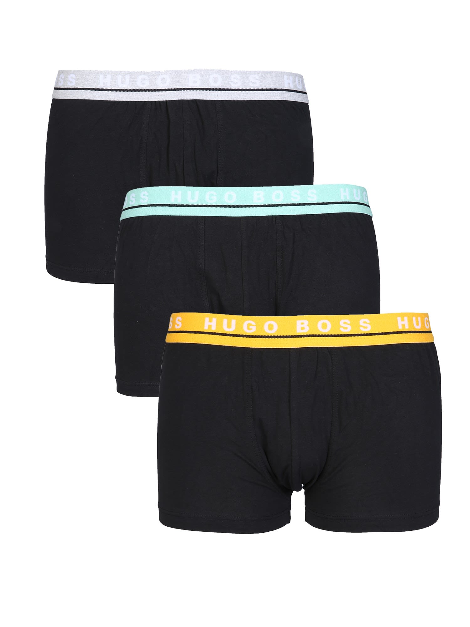 Hugo Boss Pack Of Three Boxer Shorts With Logo