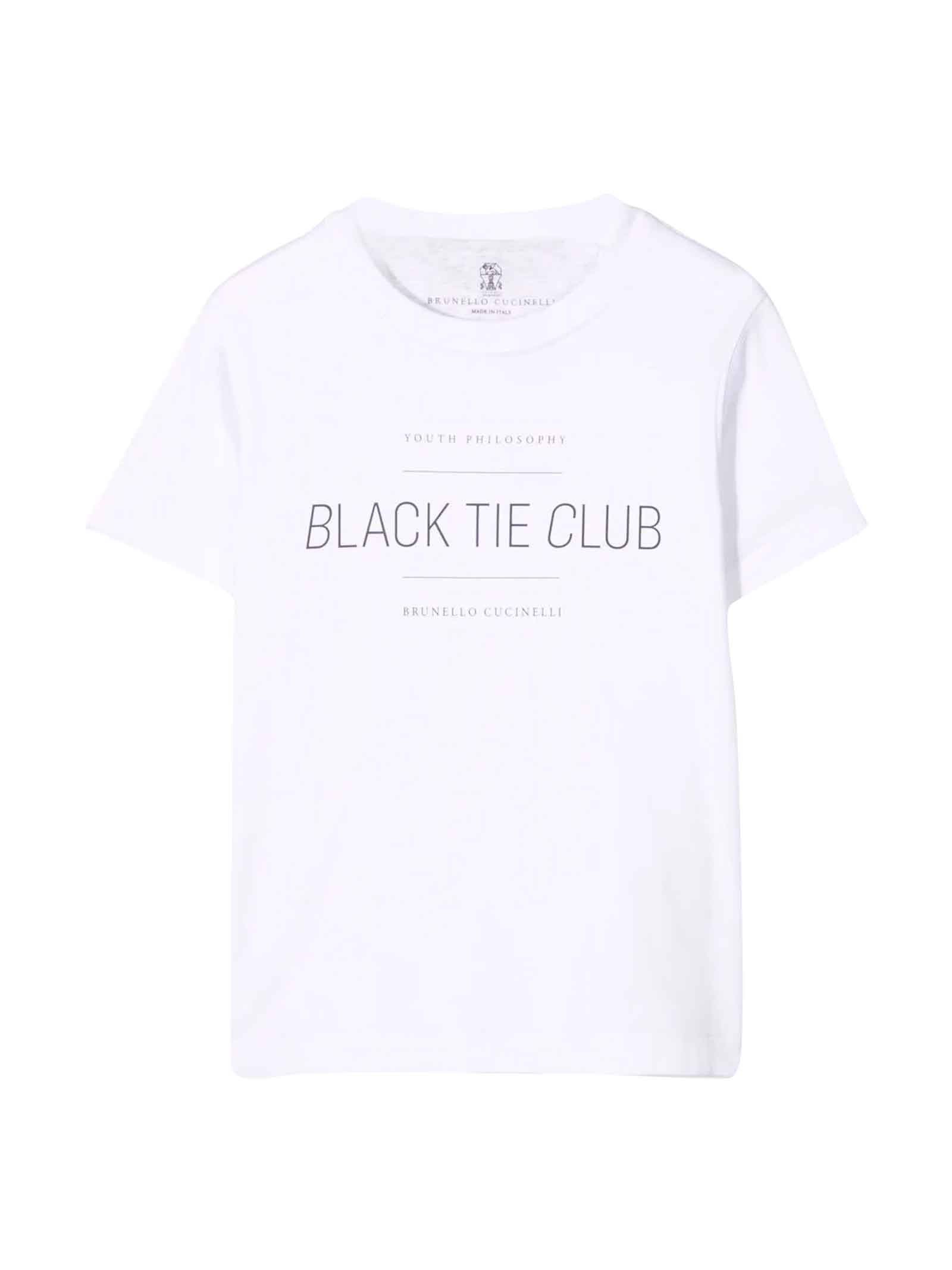 Brunello Cucinelli White Teen T-shirt
