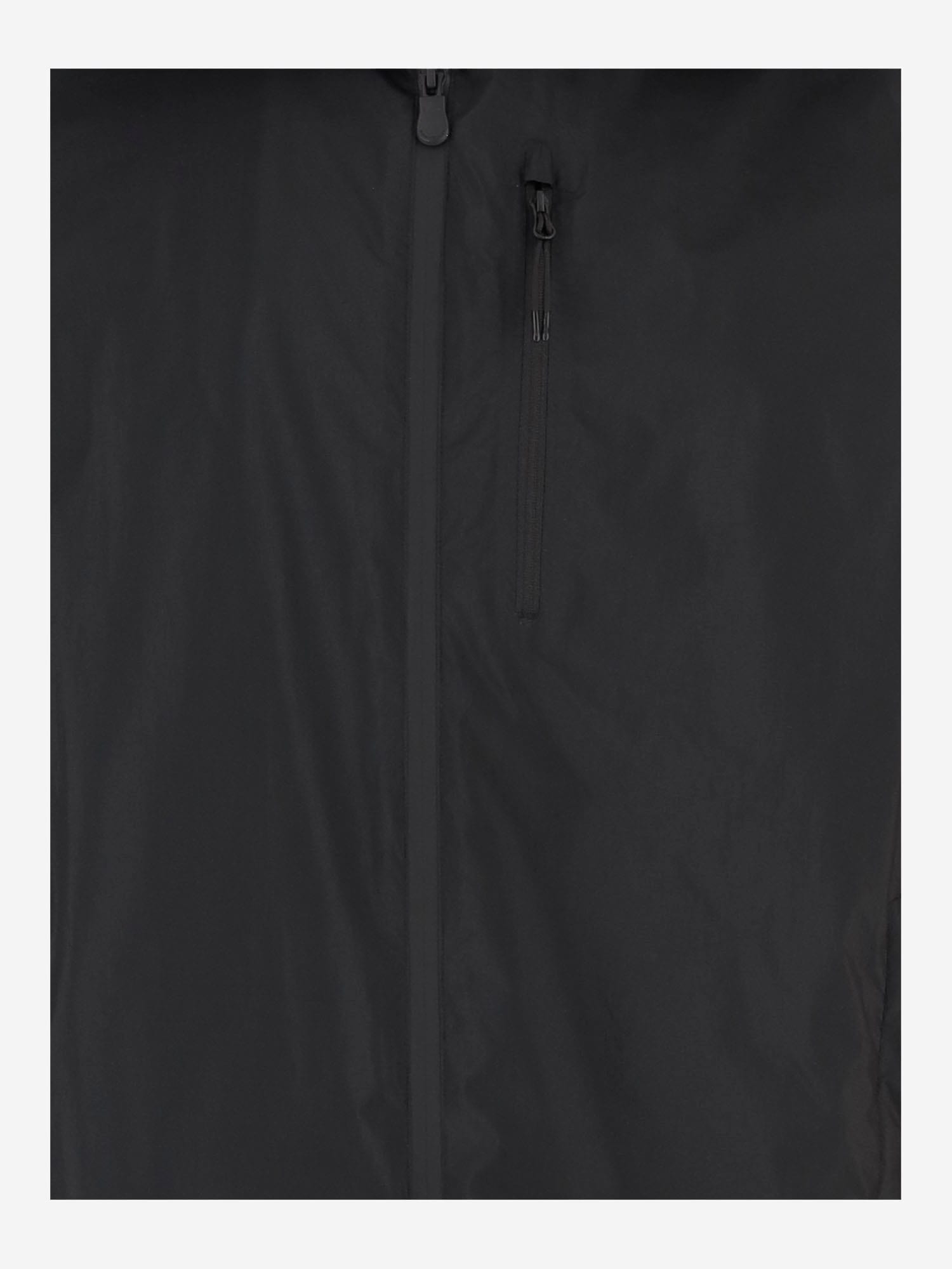 Save The Duck Lightweight Jacket With Hood And Chest Pocket In Black