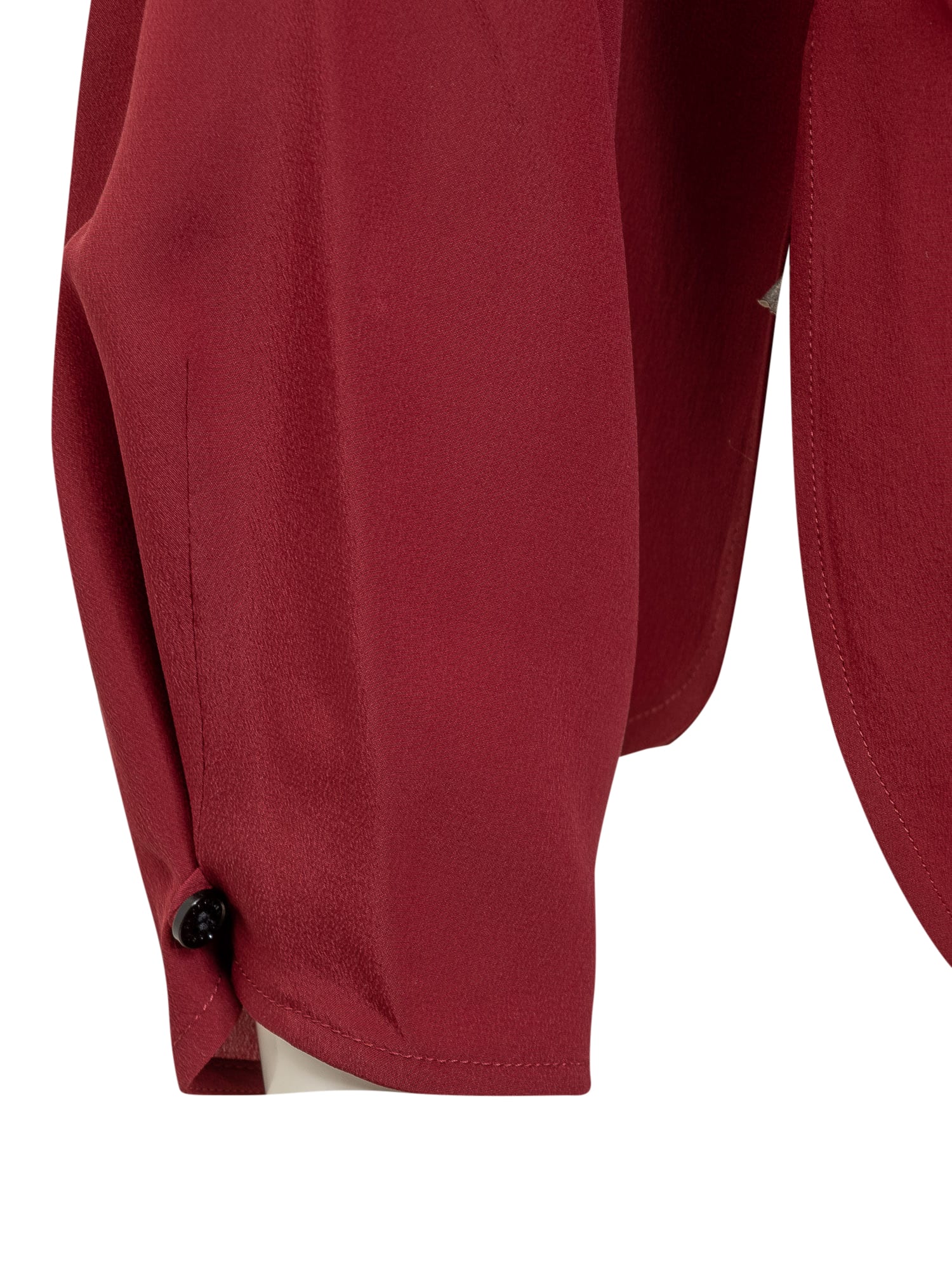 Shop Victoria Beckham Shirt In Oxblood