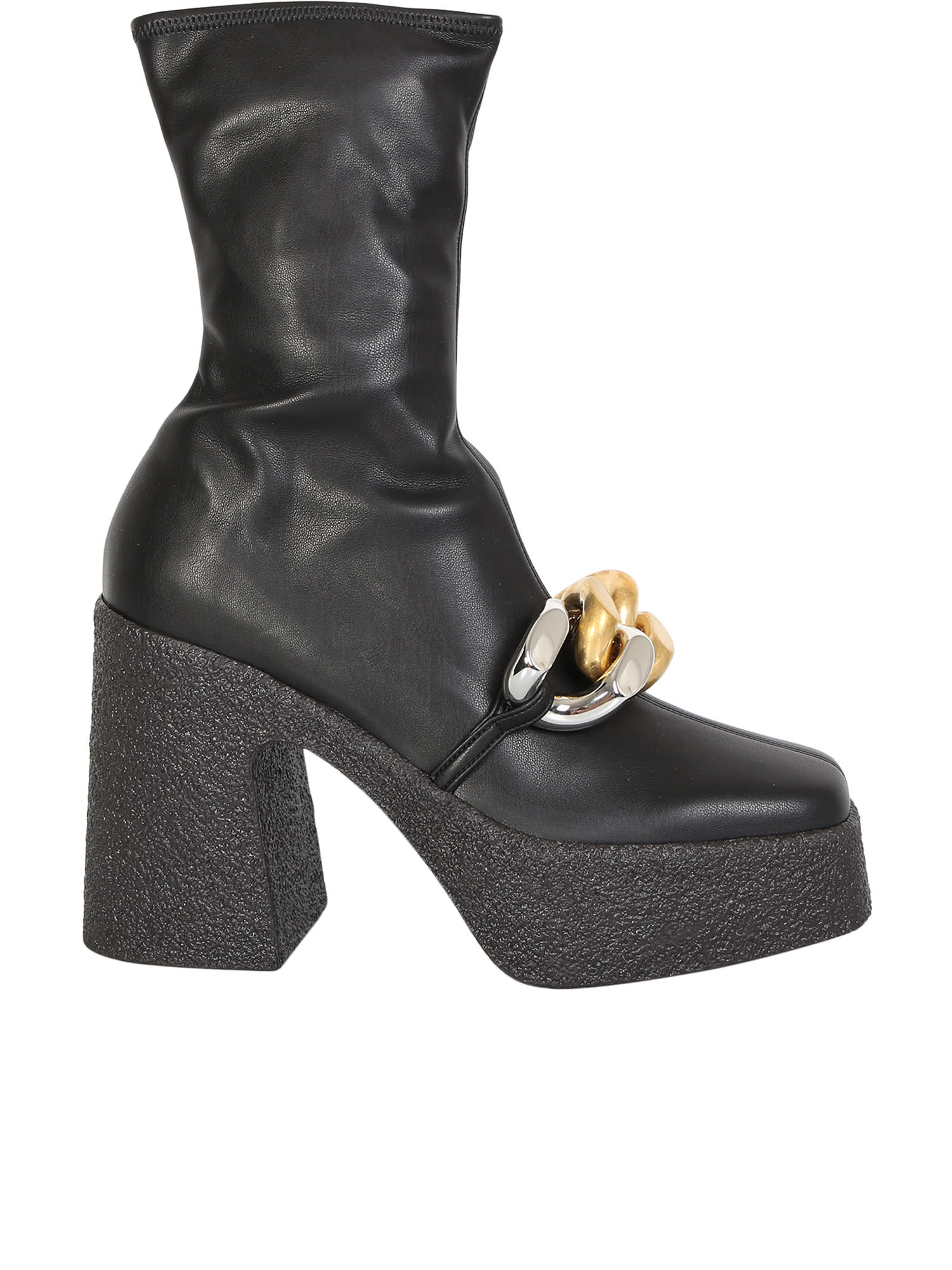 Stella McCartney Skyla Boots With Chain Detail Black