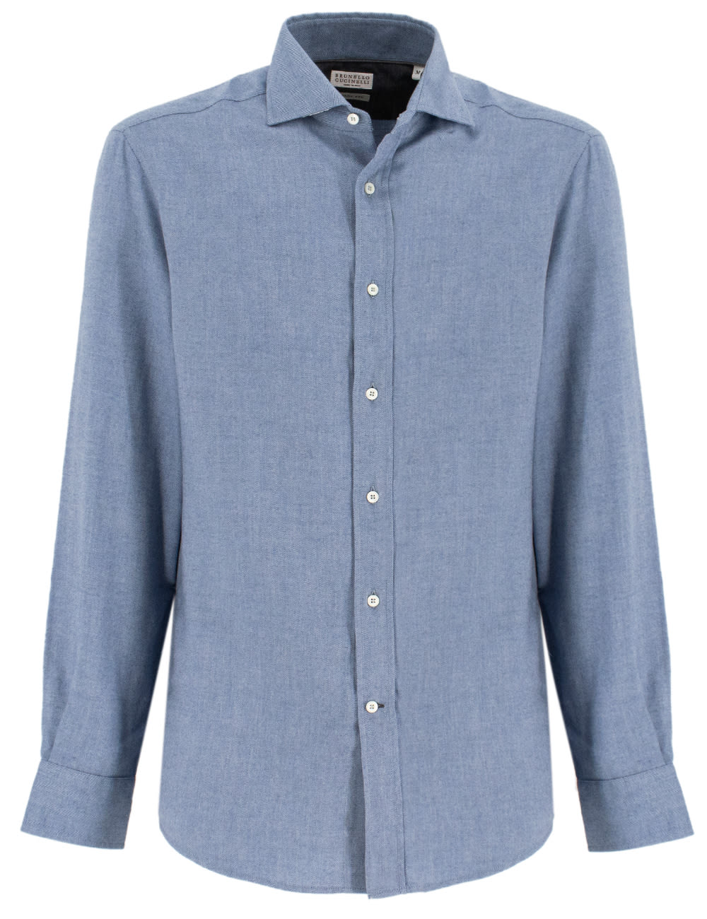 Shop Brunello Cucinelli Shirt In Azzurro