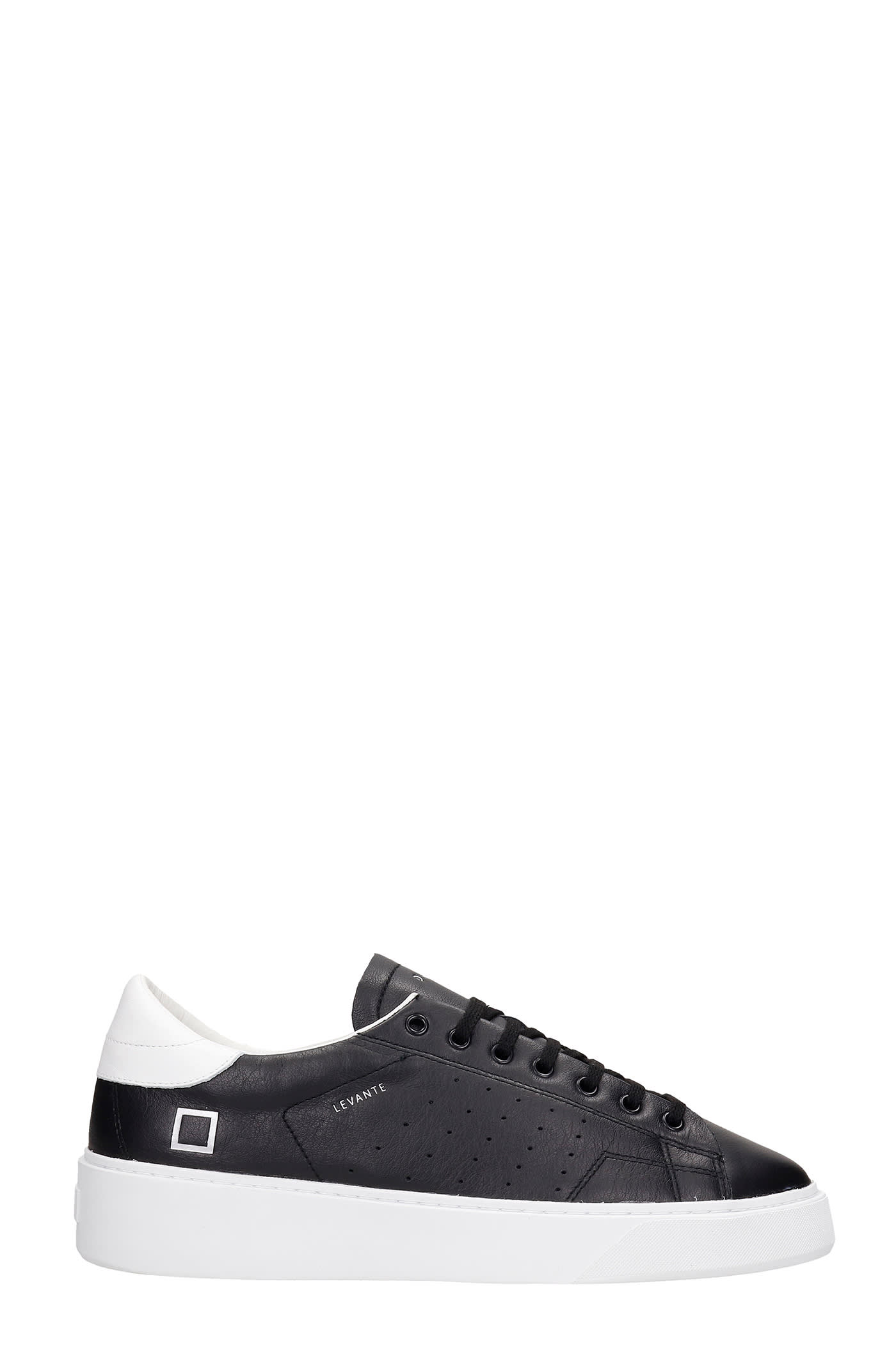 D.A.T.E. Levante Sneakers In Black Leather