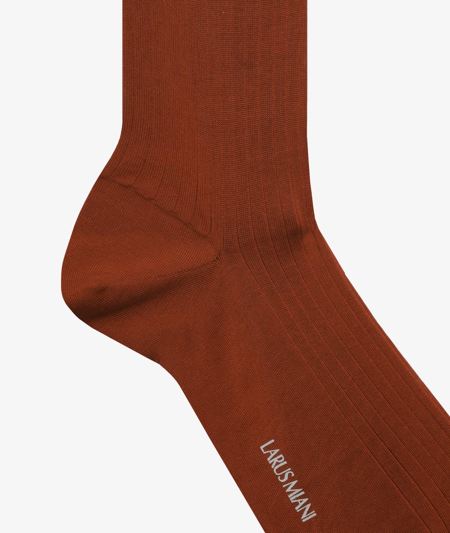 Larusmiani Ribbed Socks Socks In Firebrick