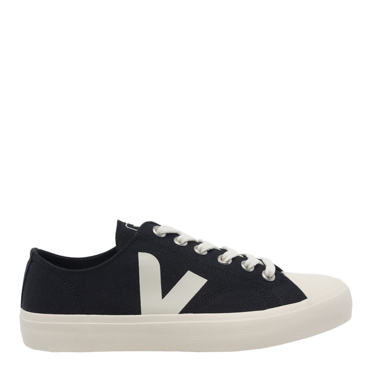 Veja Wata Ii Pierre Canvas Sneakers In Black