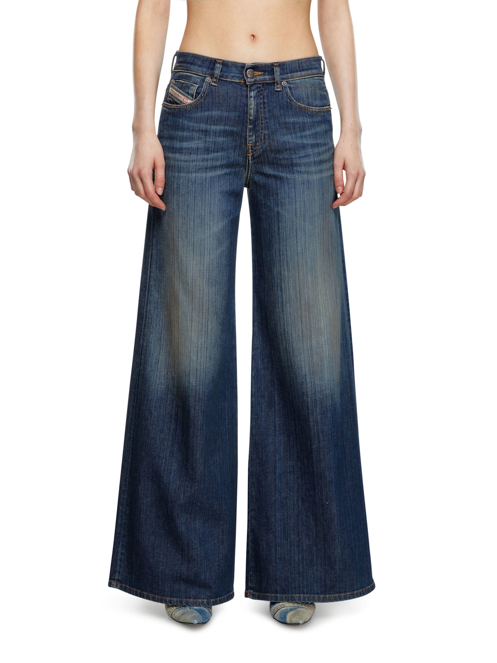 Shop Diesel 1978 D-akemi Jeans In Blue