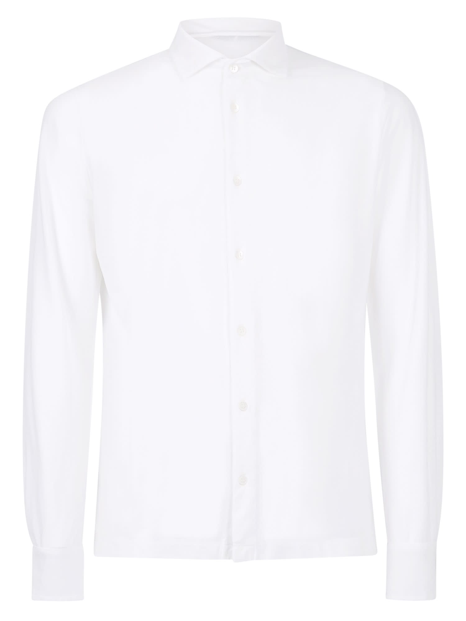 Zanone Ice Cotton Shirt In White