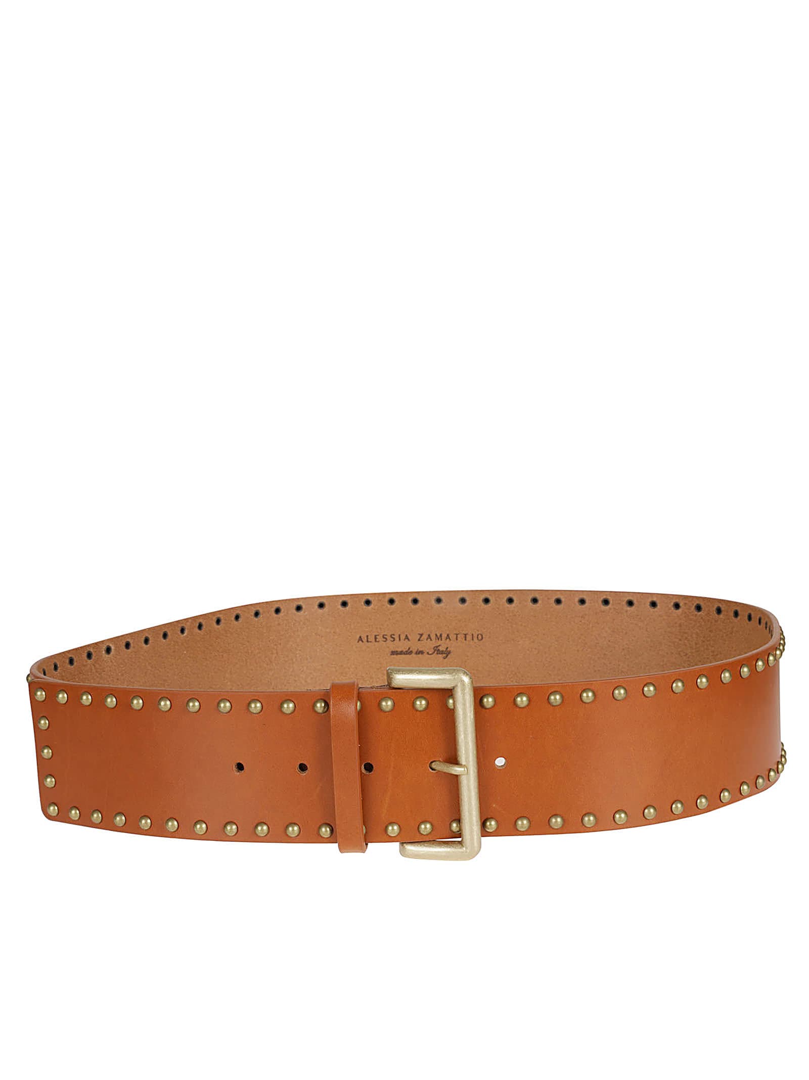 Zamattio Iberis Belt In Leather Brown