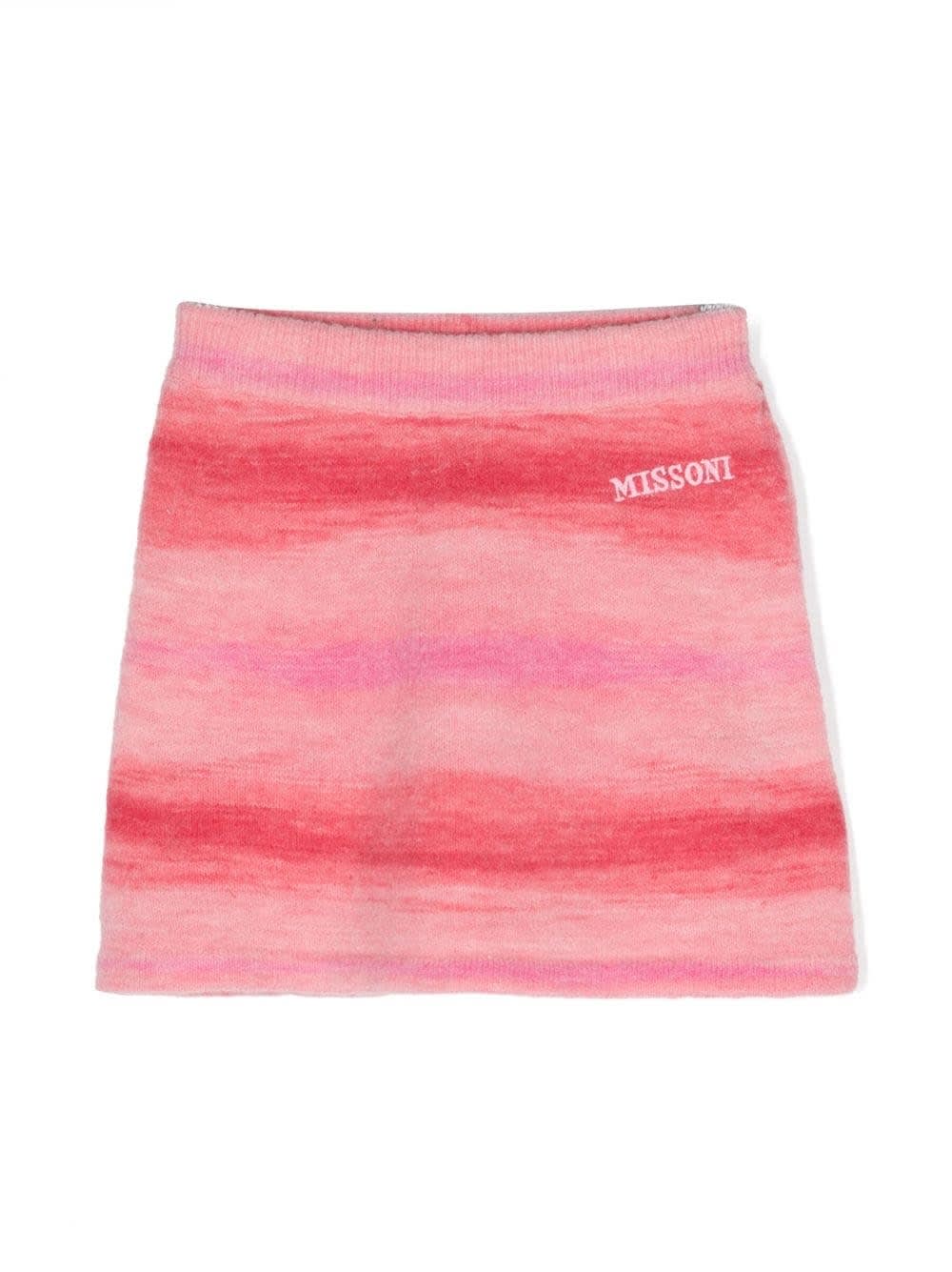 MISSONI PINK SKIRT WITH MULTICOLOUR FANTASY