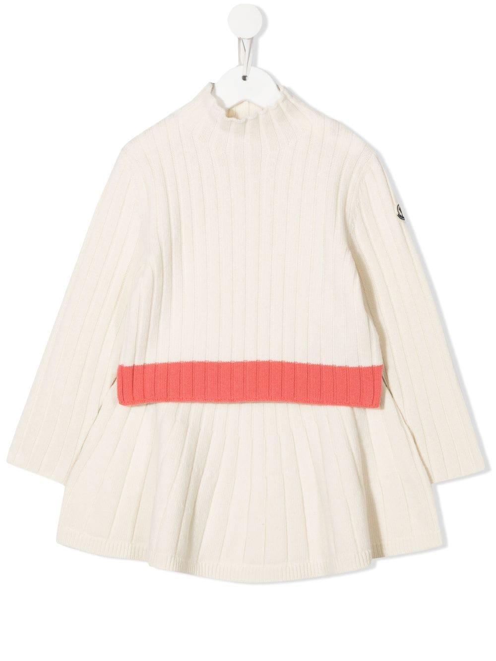 Moncler White Virgin Wool Dress