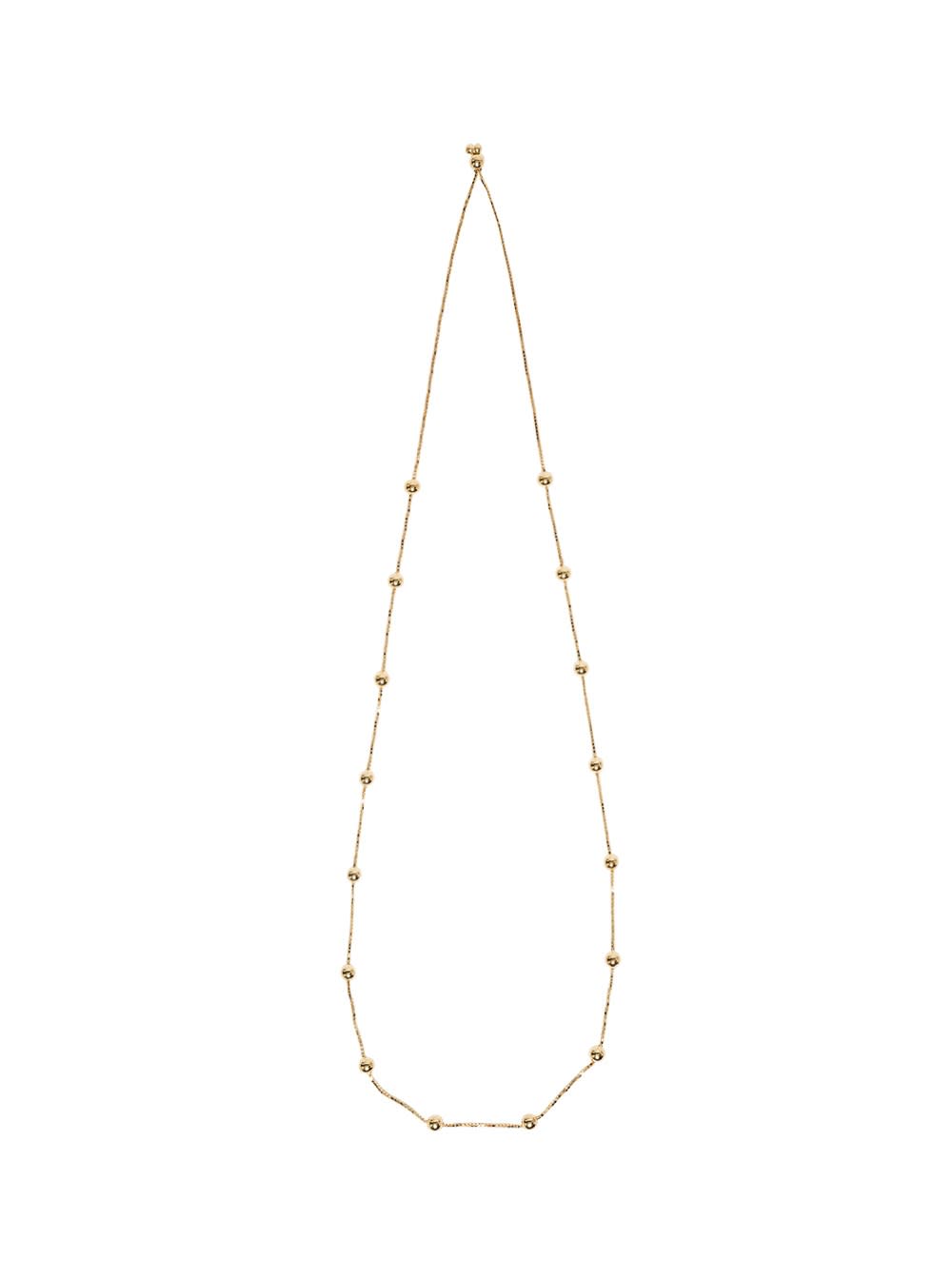 Bottega Veneta Necklace With Gold Plated Silver Spheres