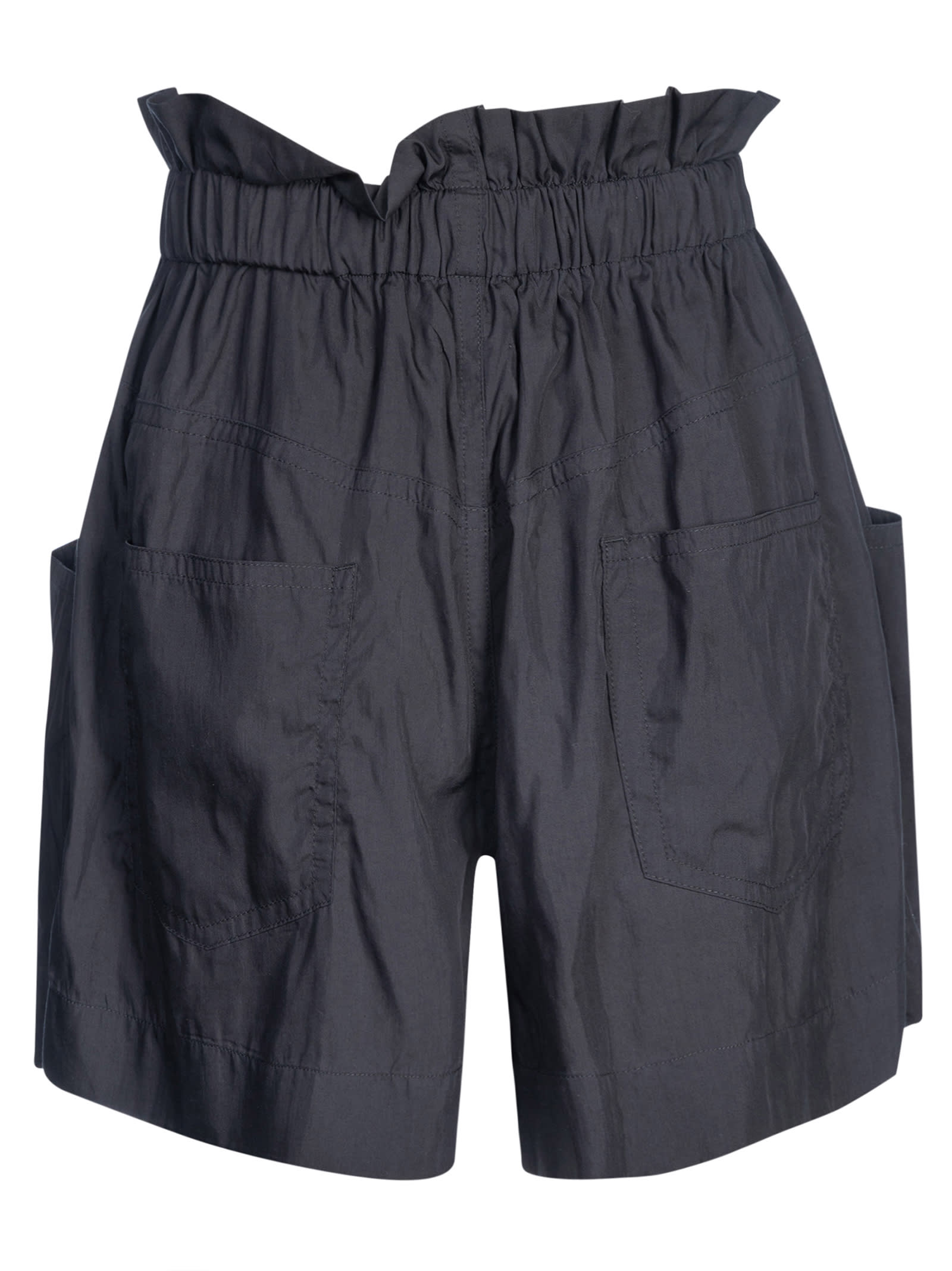 Shop Isabel Marant Hidea Shorts In Faded Black