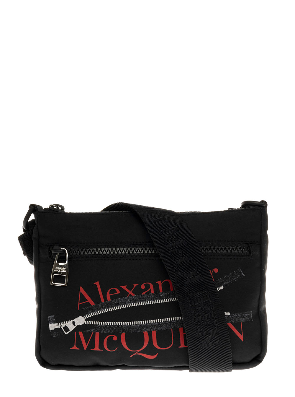 Alexander McQueen Nylon Crossbody Bag With Logo
