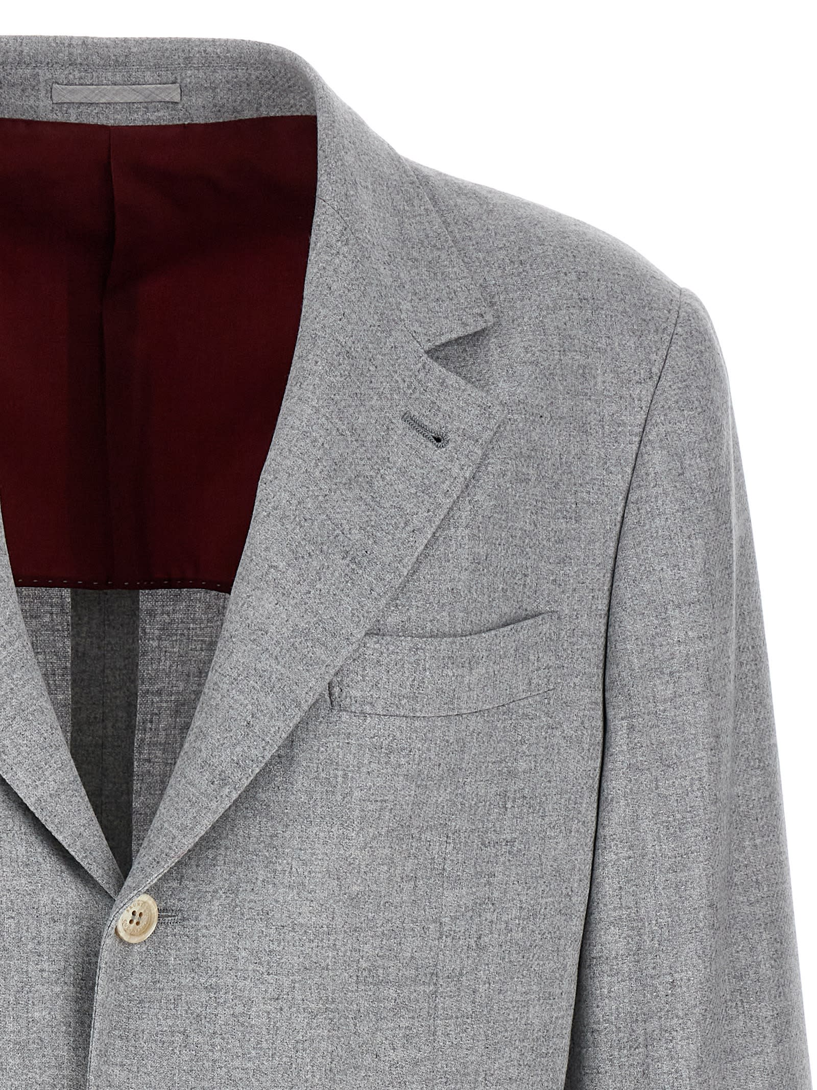 BRUNELLO CUCINELLI SINGLE-BREASTED BLAZER 