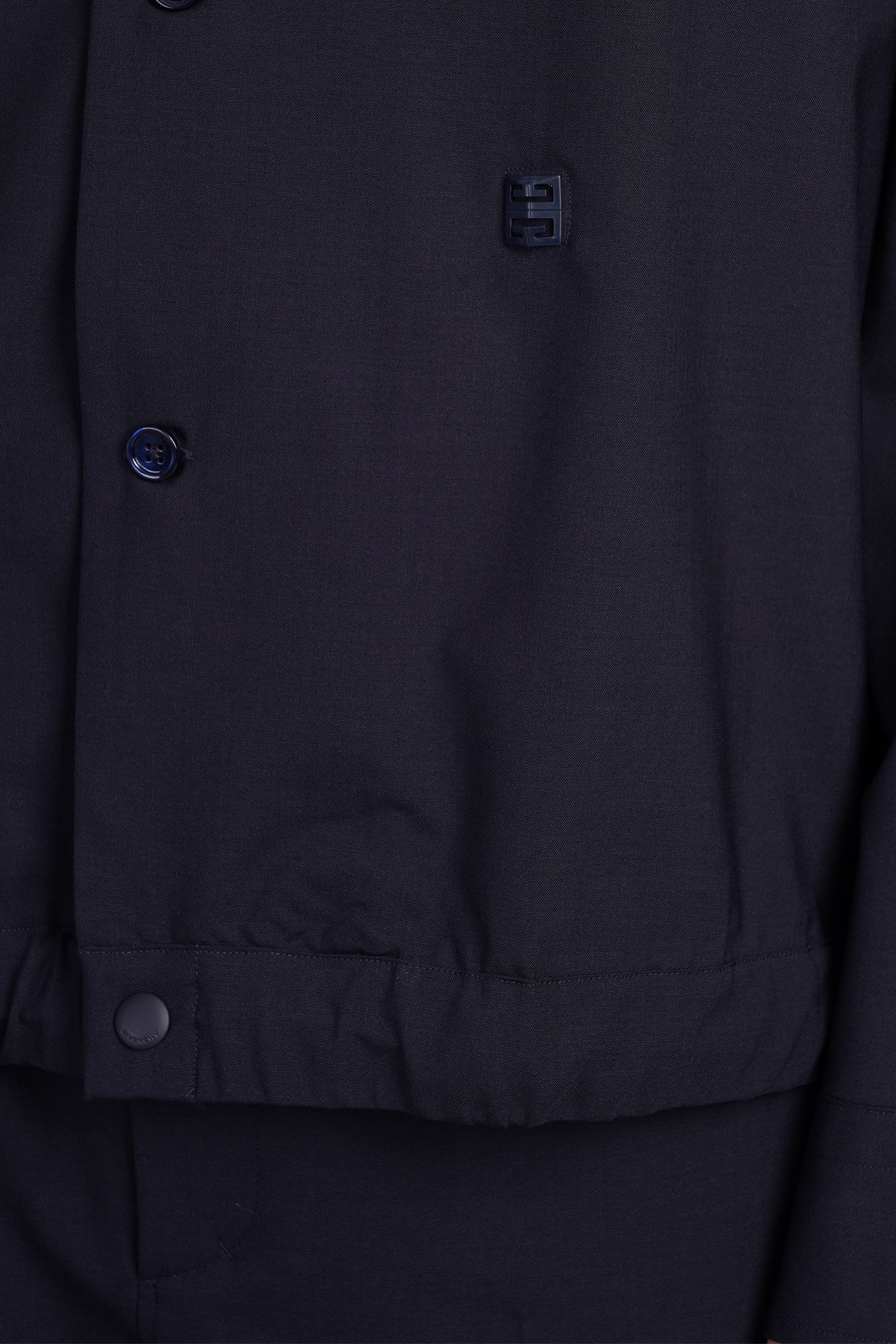 Shop Givenchy Casual Jacket In Blue Wool