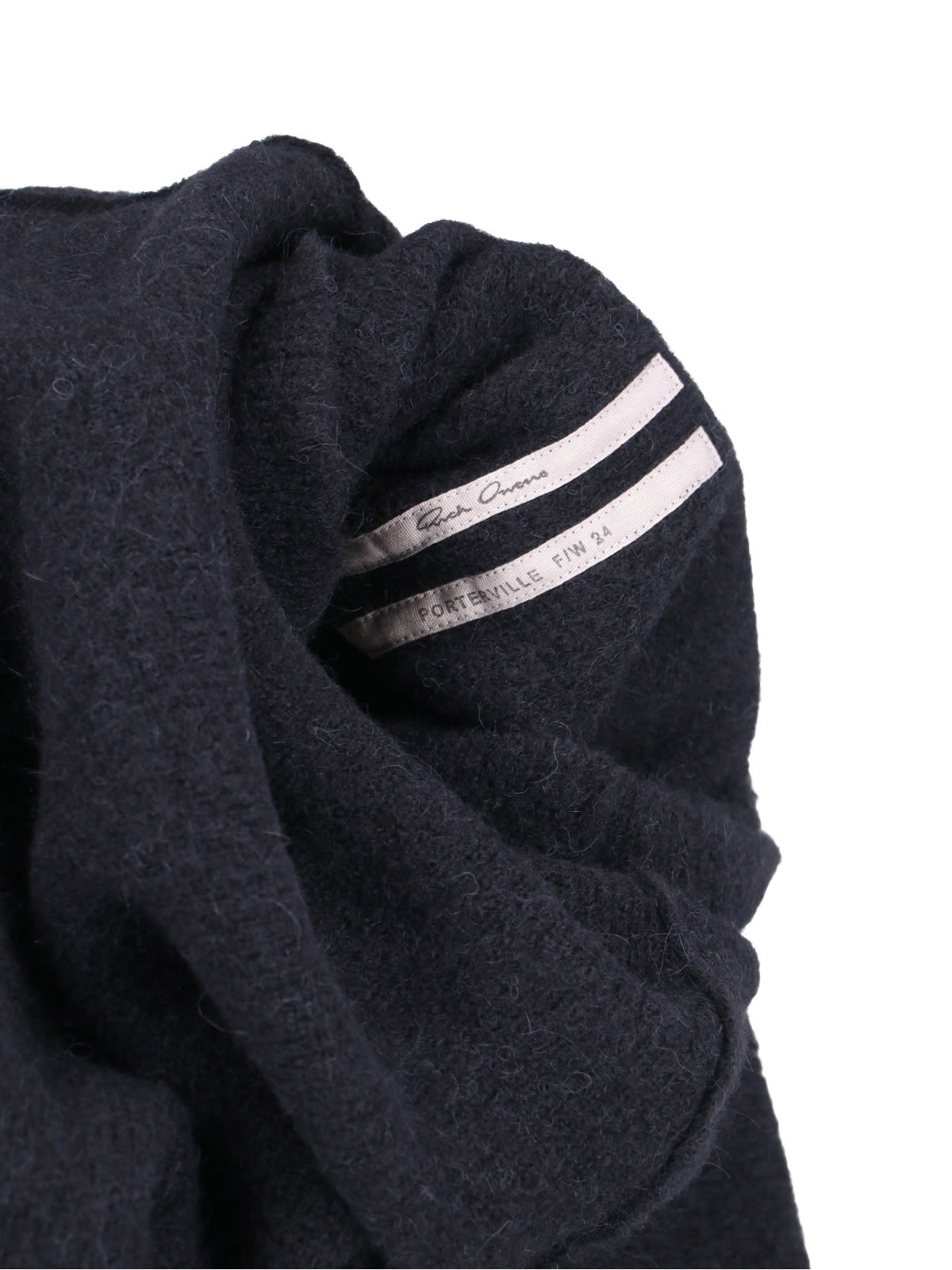 Shop Rick Owens Shroud High Neck Sweater In Black