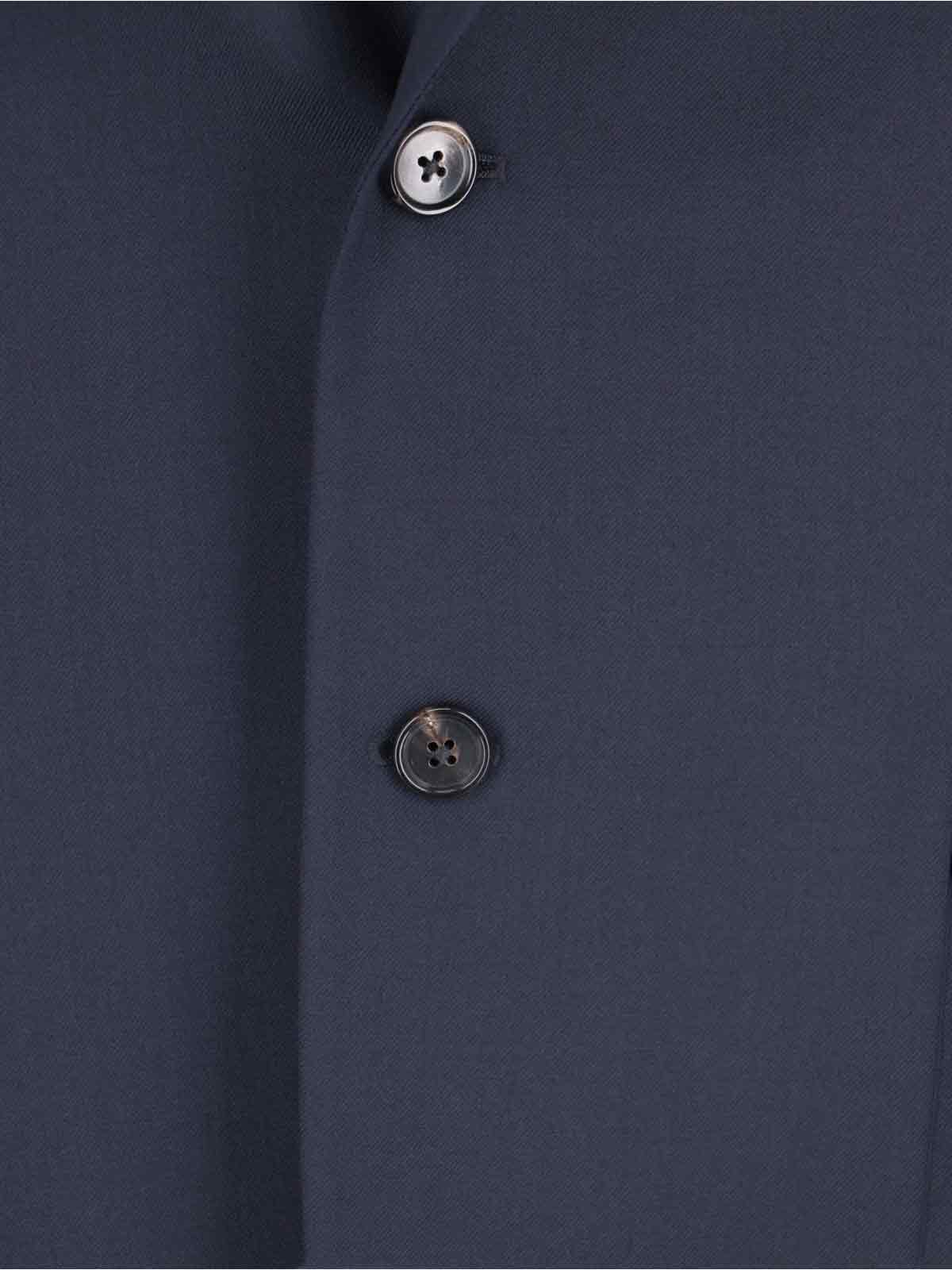 Shop Paul Smith One-breasted Jacket In Blue