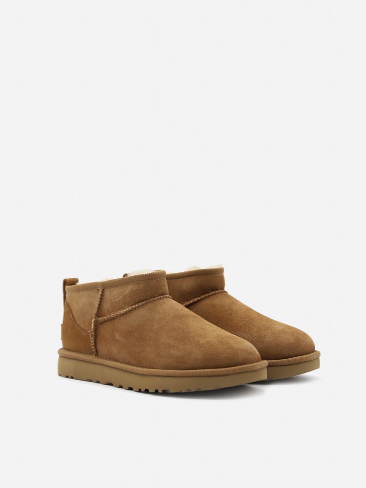 Ugg Classic Ultra Mini Boots In Brown