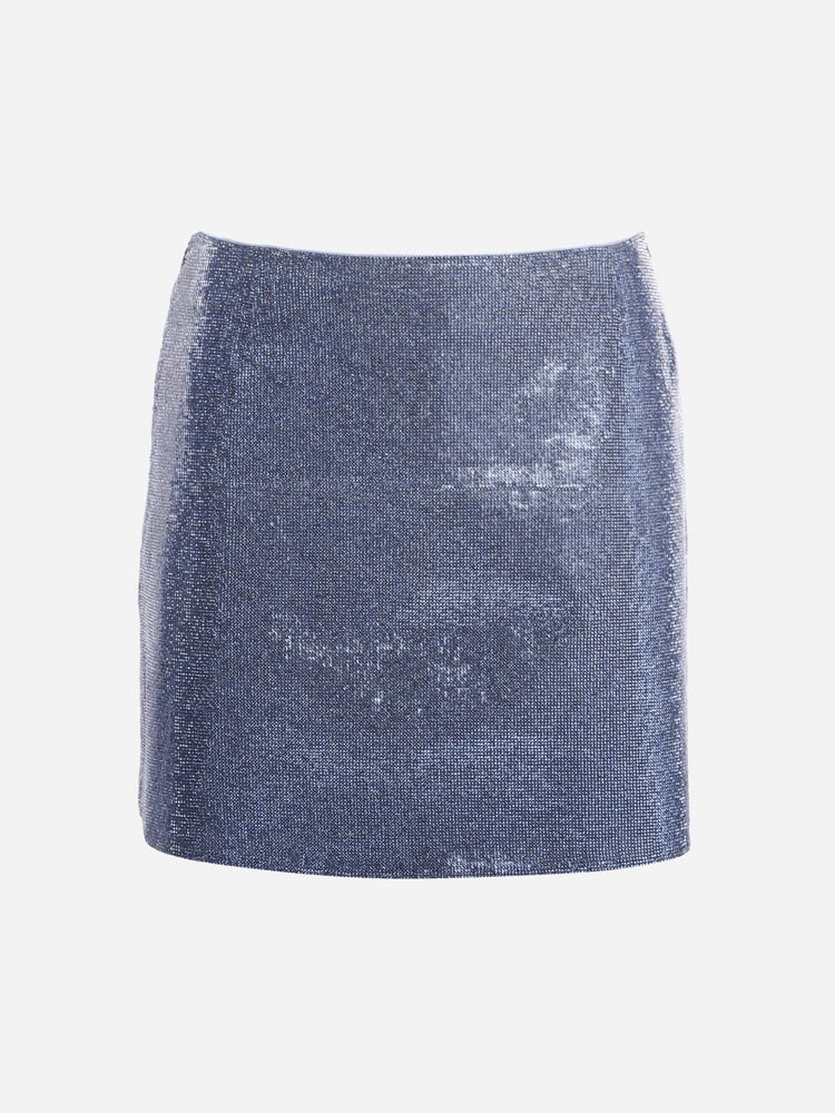 Nué Camille Skirt With All-over Crystal Decoration