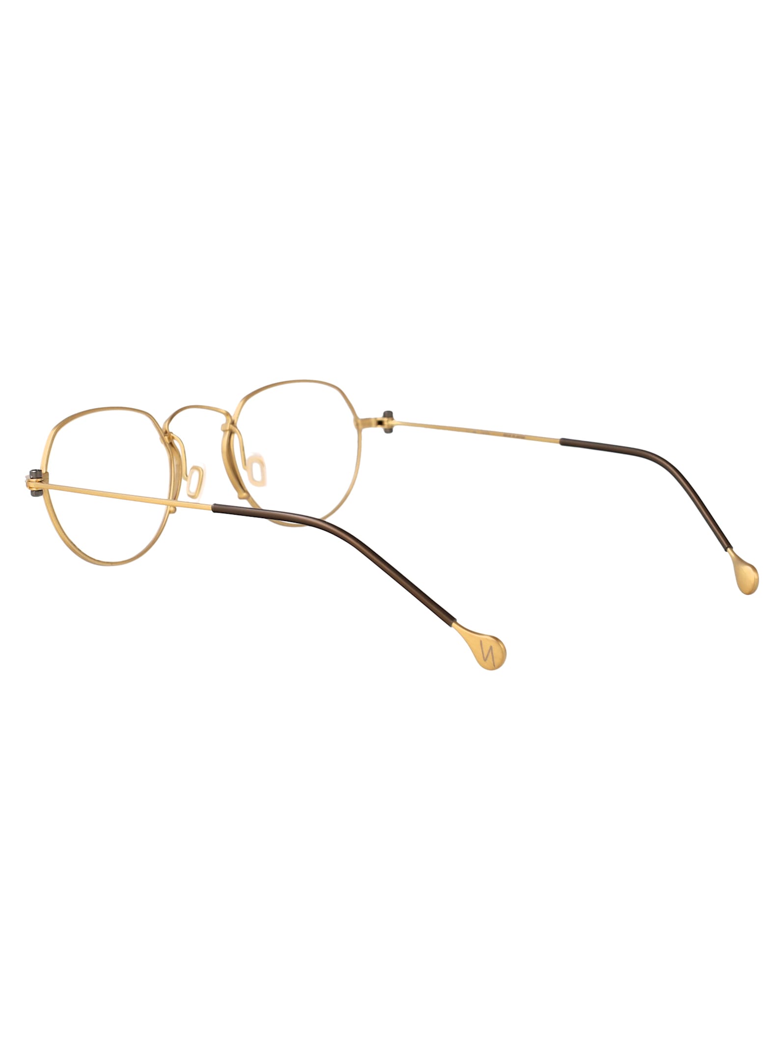 Yohji Yamamoto Look 008 Glasses In Gold